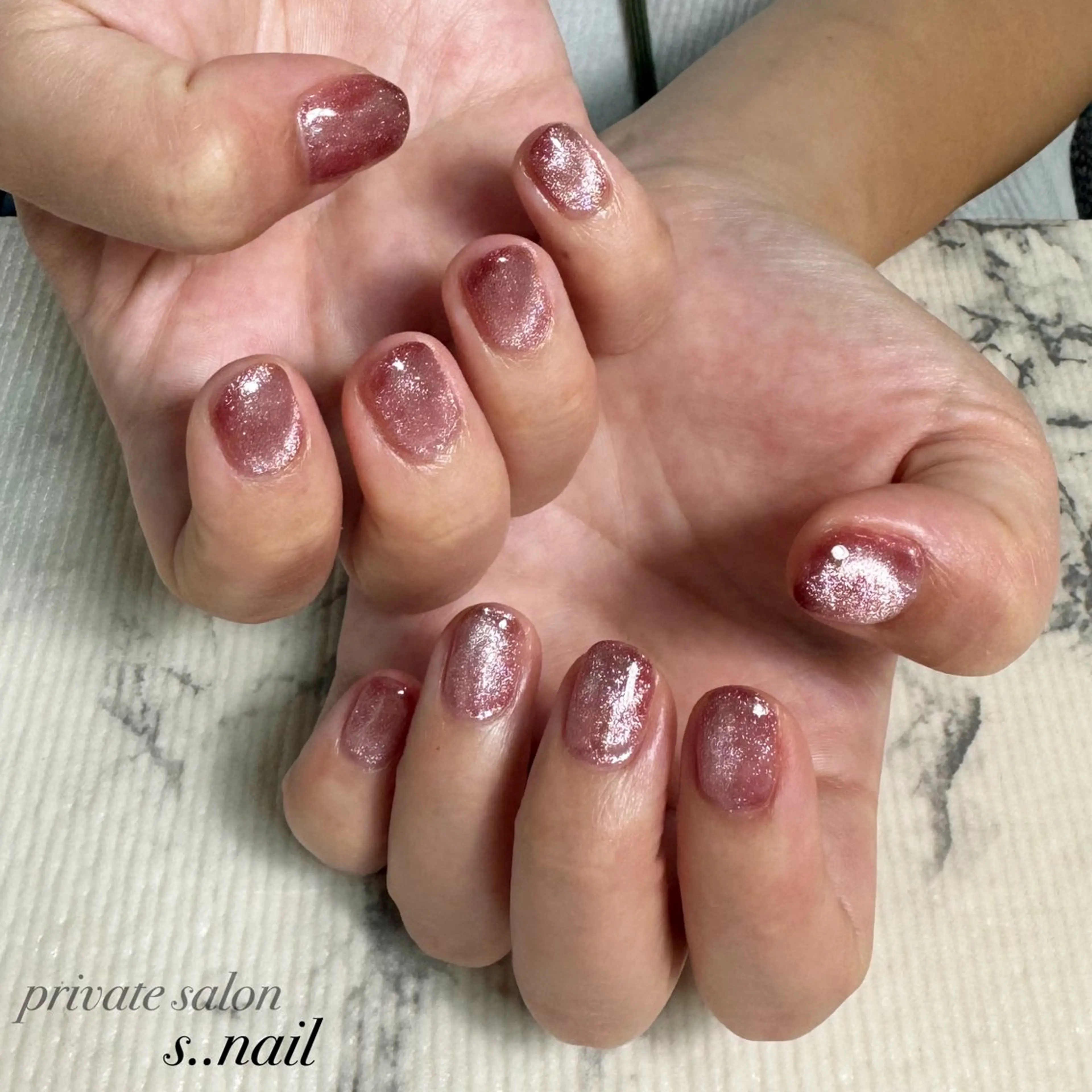 ネイル ピンク ハンドネイル フットネイル s..nail / MORITAのネイルデザイン