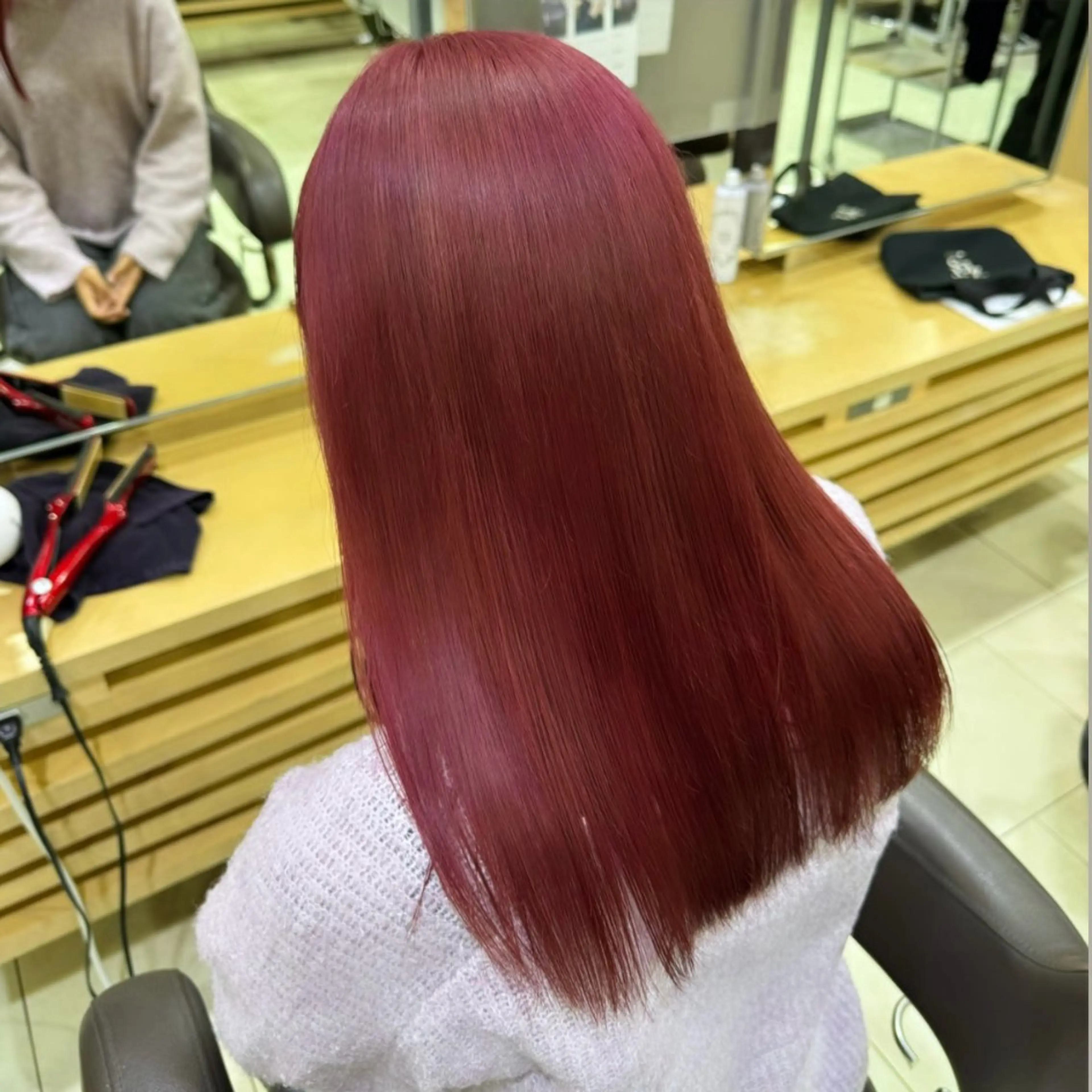 セミロング カラー ヘアカラー トリートメント ヘッドスパ ヘアセット 🫧カット/パーマ /ネイル/かりん🫧のヘアスタイル