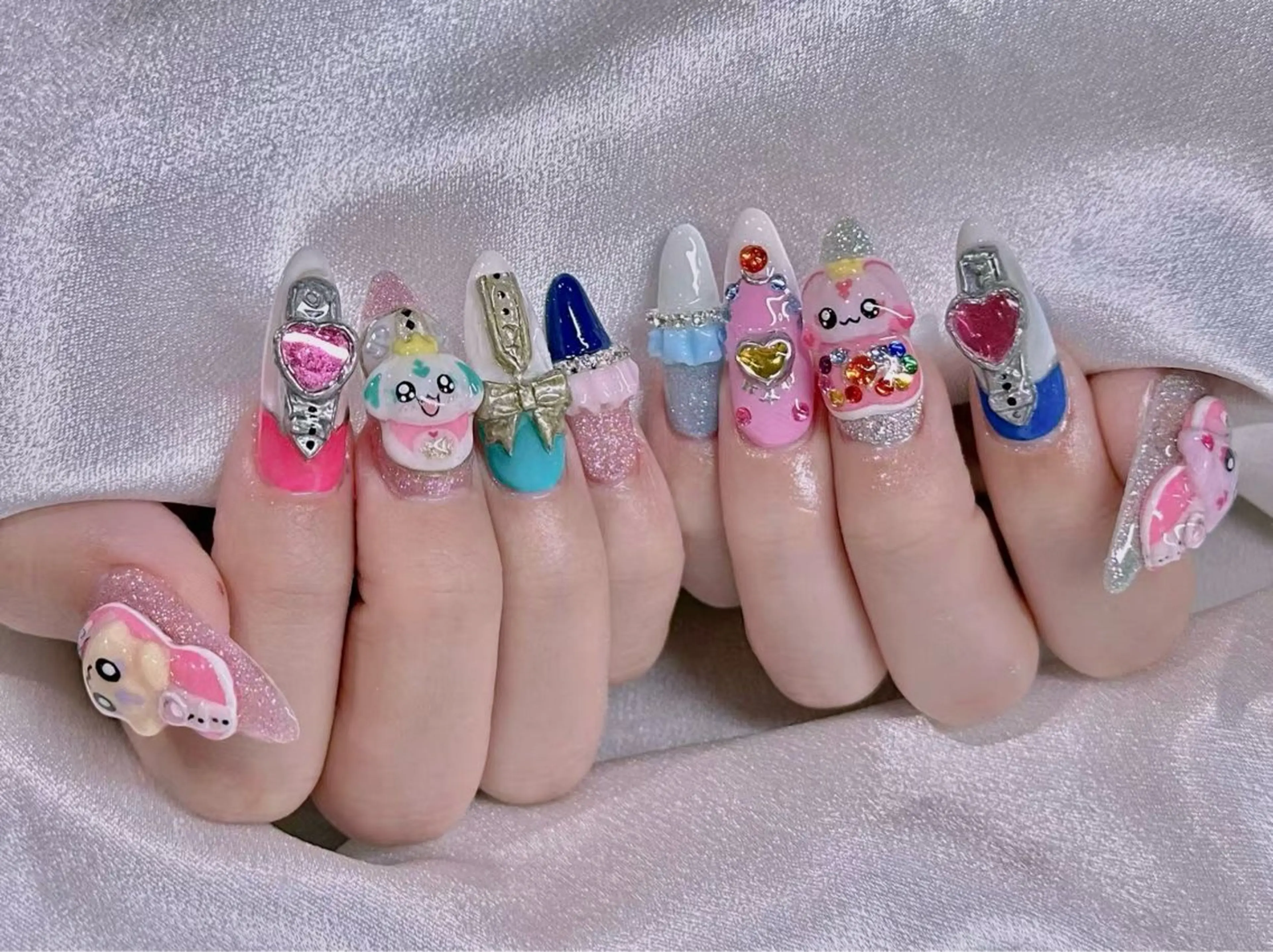 ネイル 長さだし専門店 M2　rikaのネイルデザイン