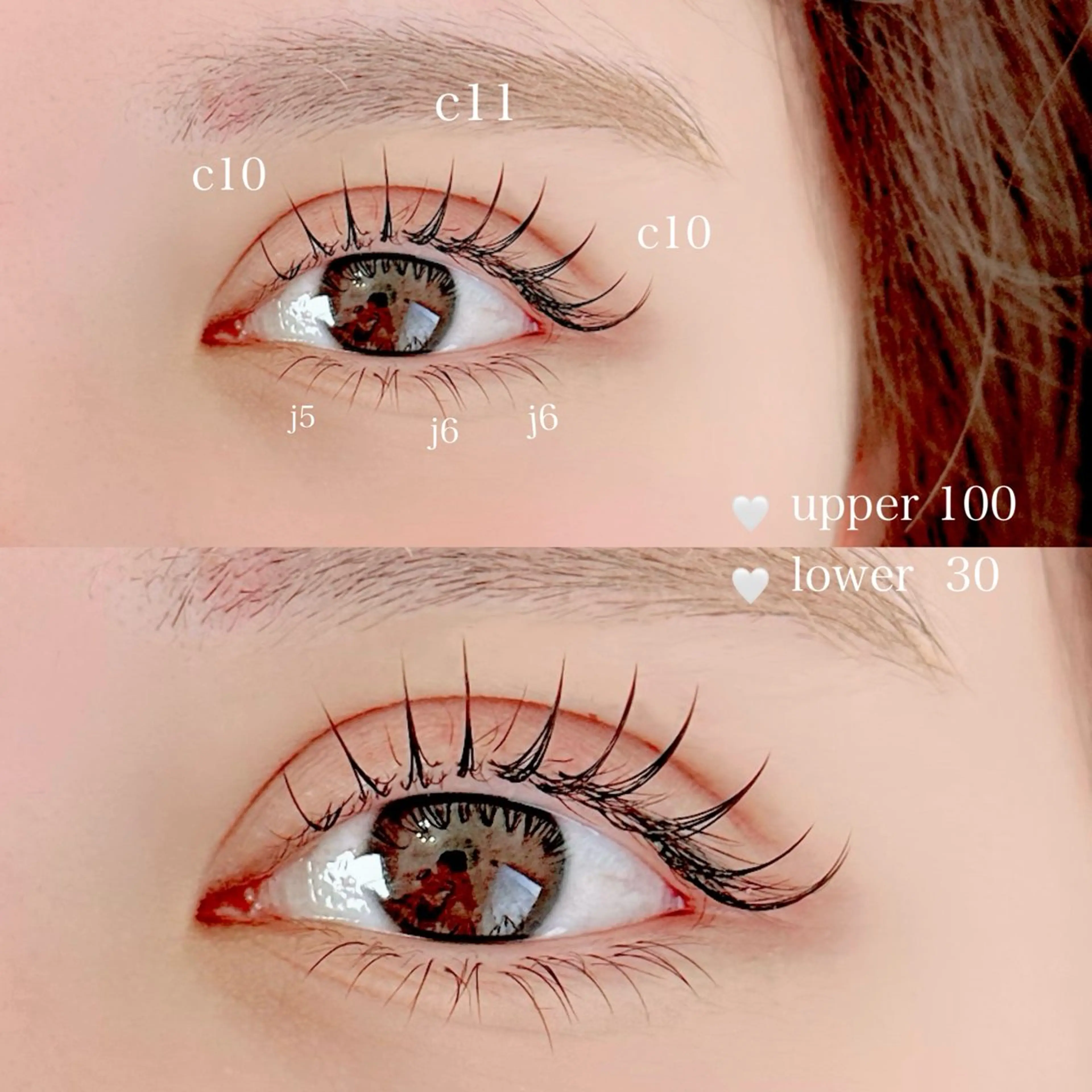 上下マツエク130本コース★【アイシャンプー/美容液コーティング付き/オフ込み】の写真