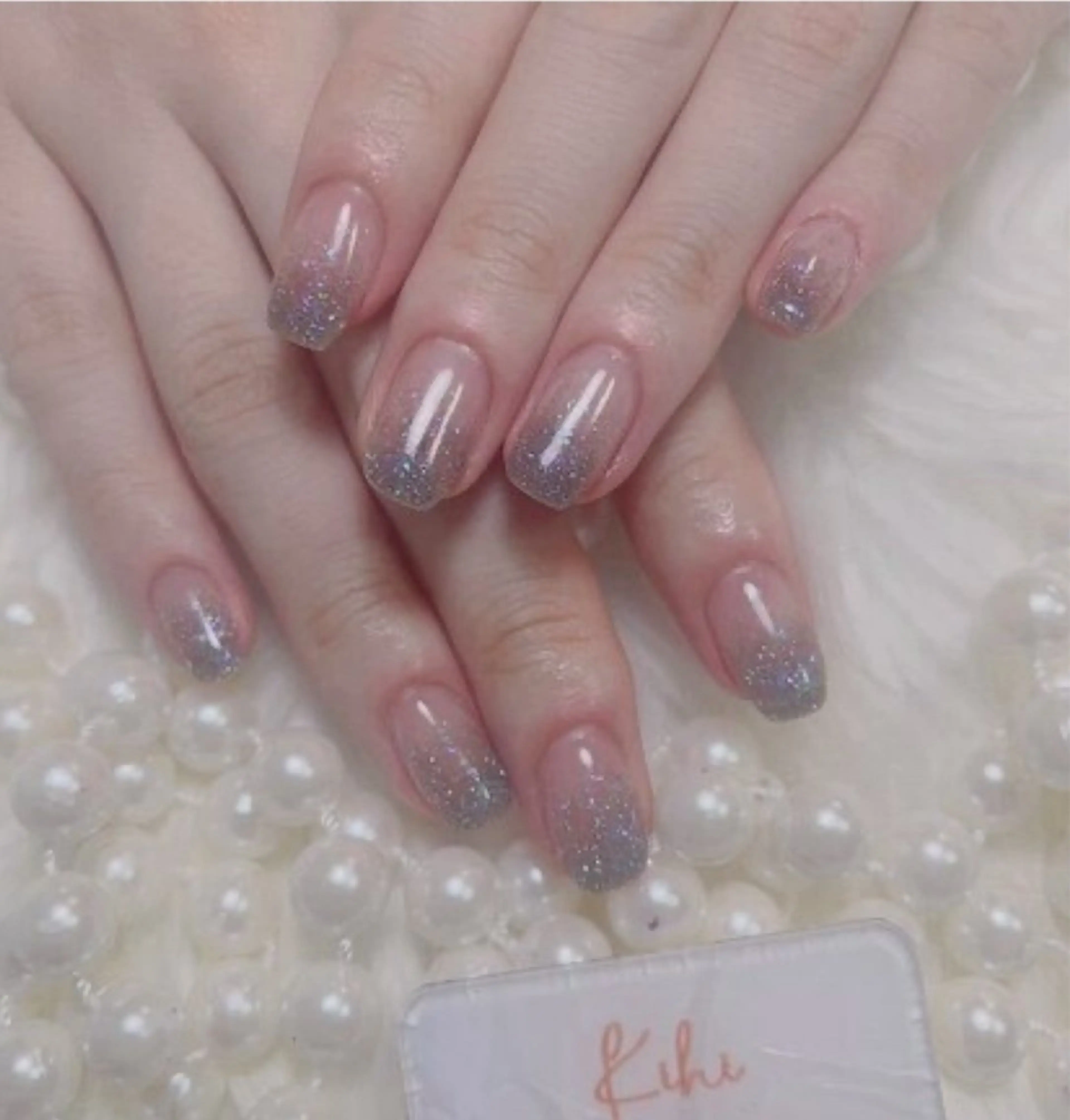 ネイル アートネイル フレンチネイル ジェルネイル グラデーション 韓国ネイル 村中 ハナのネイルデザイン