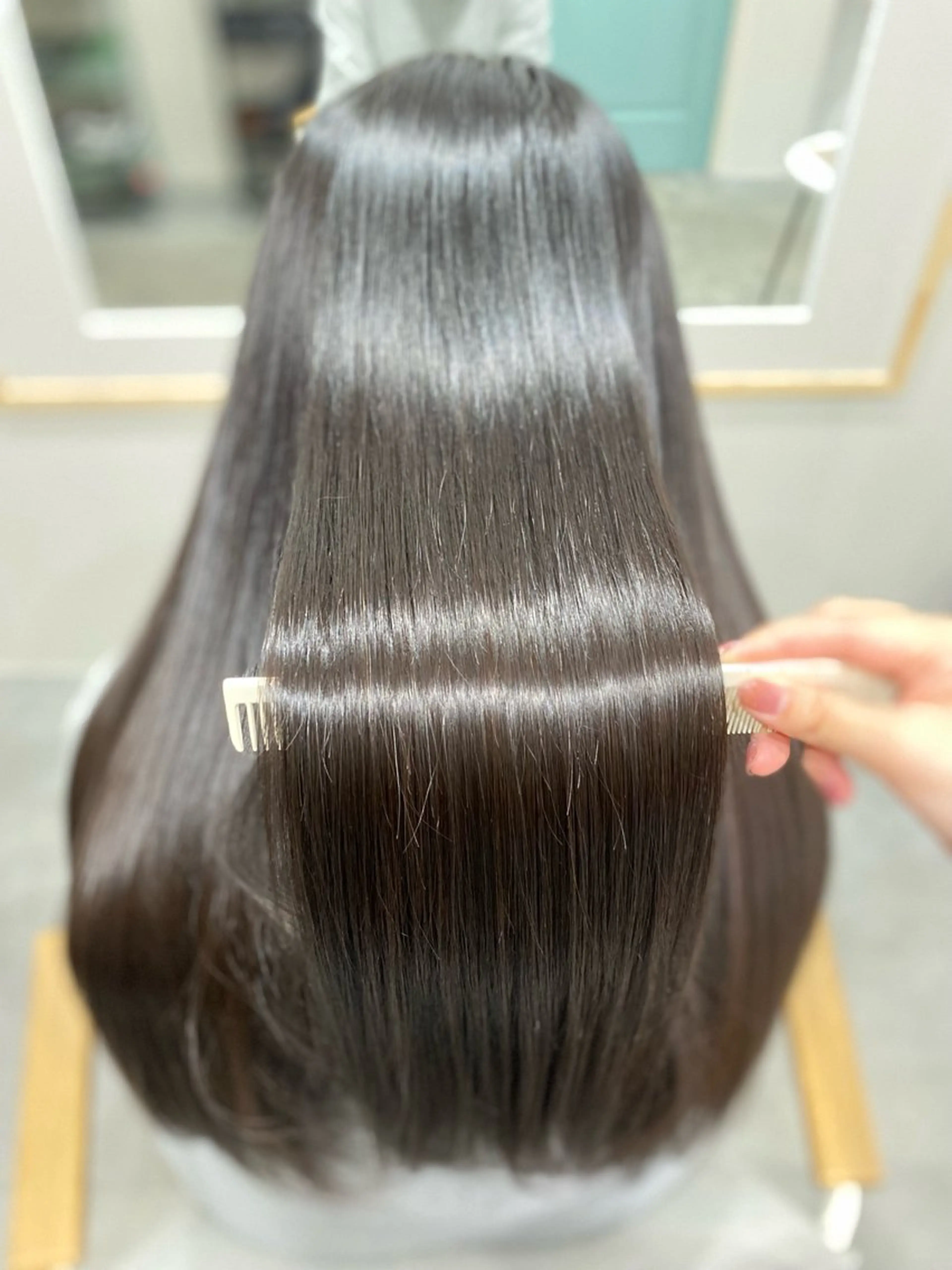 ロング 髪質改善 【coco.】hair所属・カジカワサキ/髪質 改善/クロスパーマのヘアスタイル