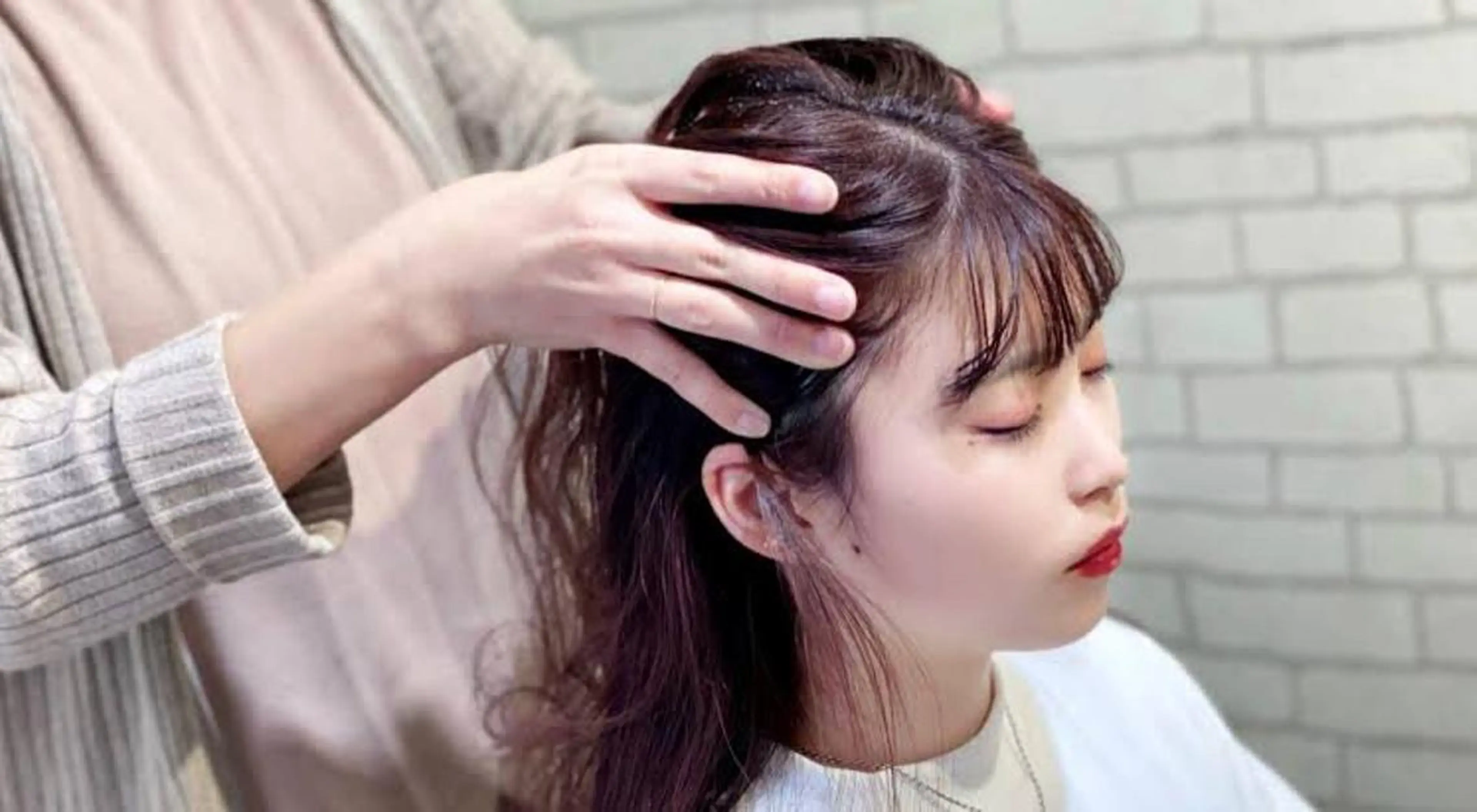 ヘッドスパ ストレート✨ブリーチ ✨スパ得意✨ミヤタのヘアスタイル