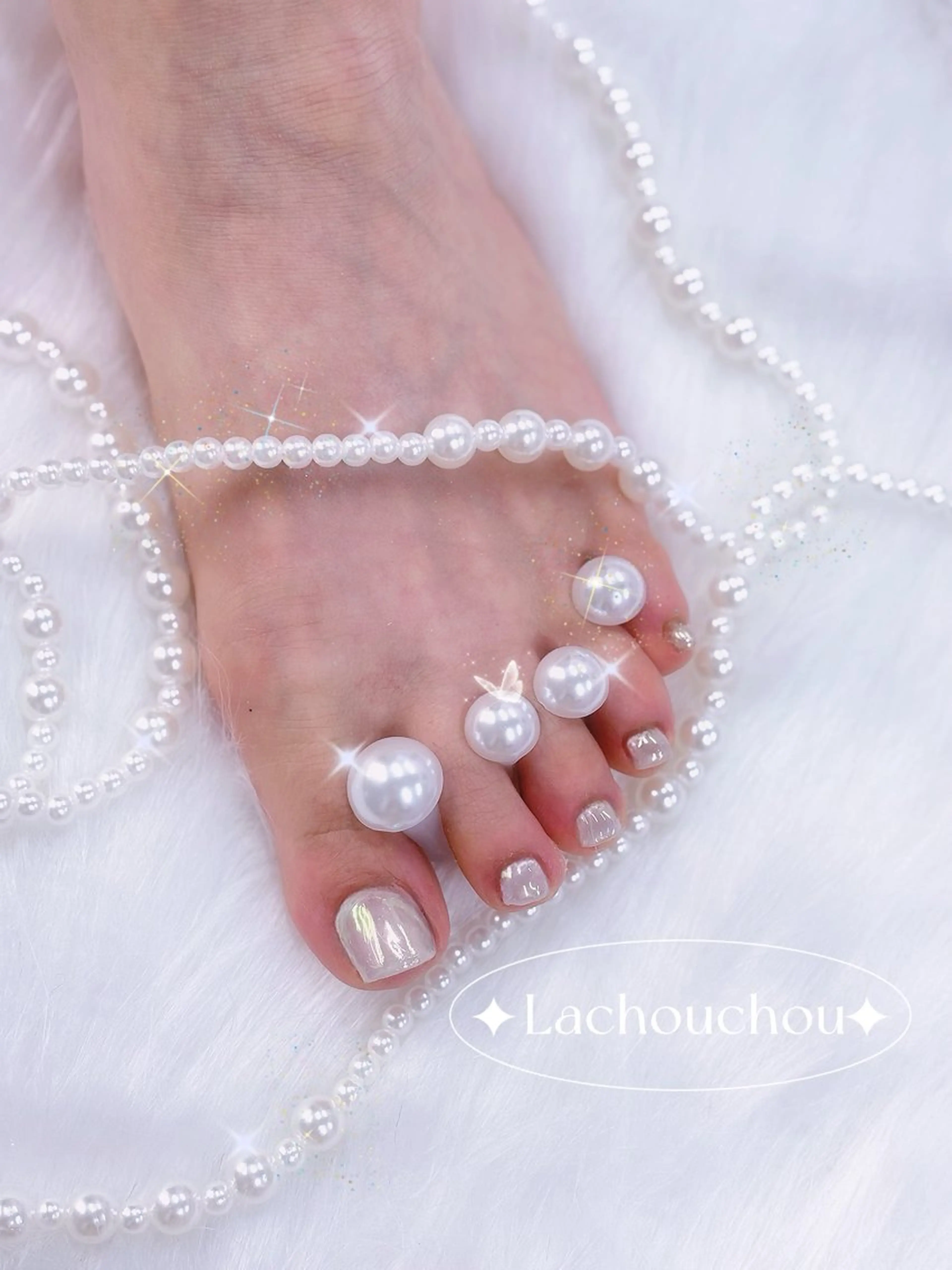 ネイル フットネイル La chouchou所属・透明感/フィルイン/ 亀戸5分ラシュシュのネイルデザイン