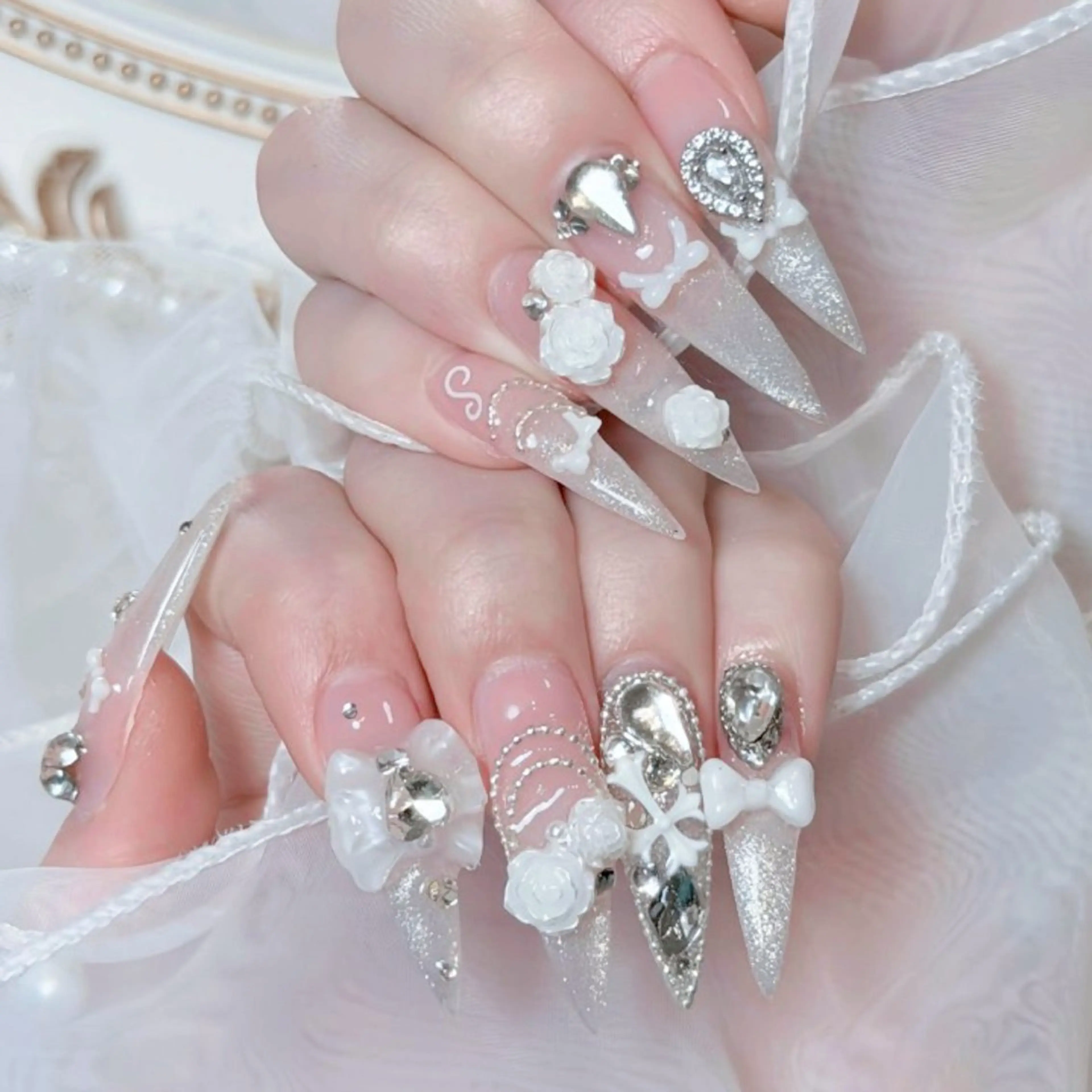 ネイル ハンドネイル ハンドケア you美nail所属・sunnynail 小桃のネイルデザイン