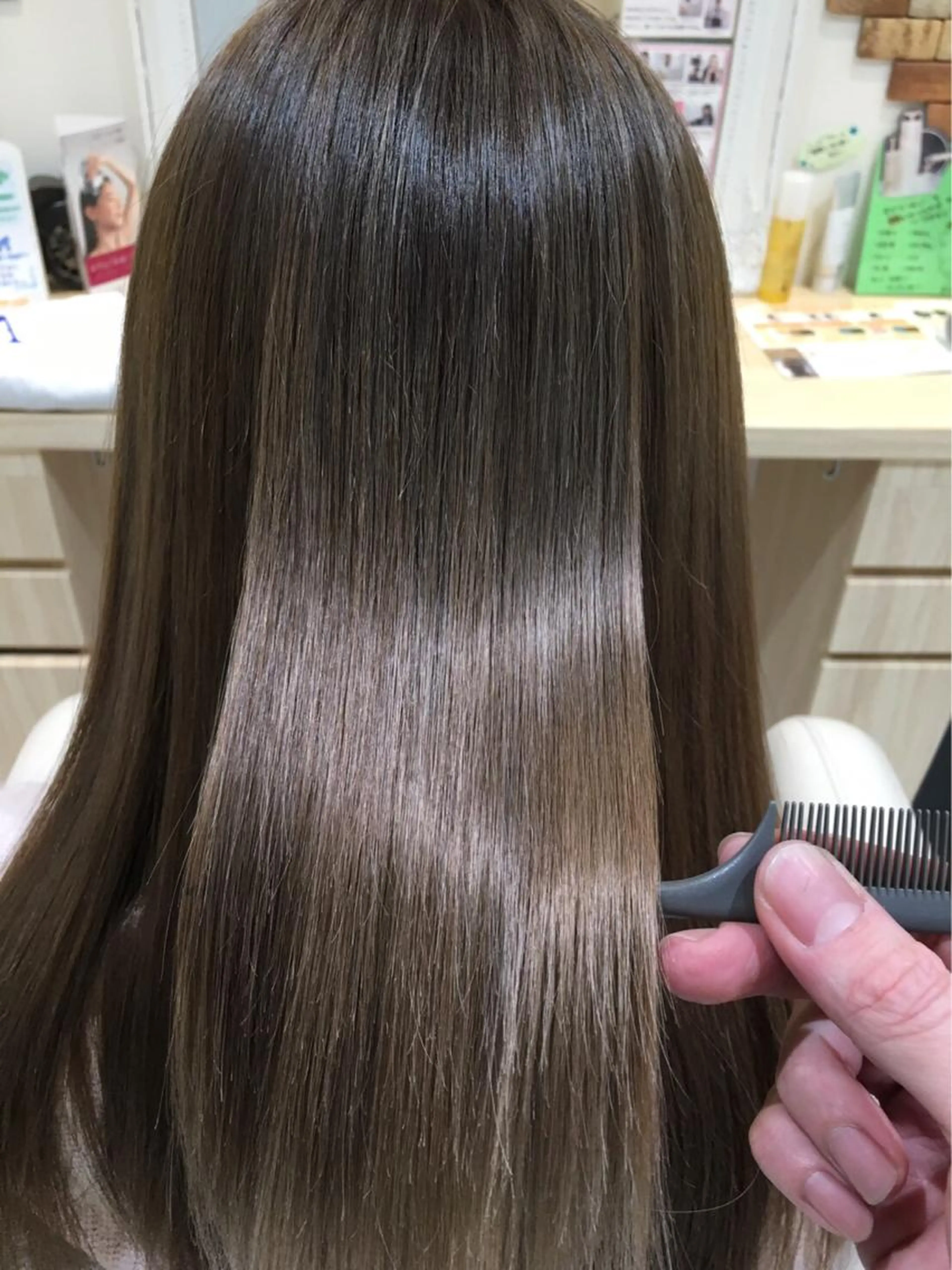 【施術2時間半】【根本縮毛矯正・毛先トリートメントメンテナンスコース✨】【3ヶ月以上の方へのクーポン】の写真