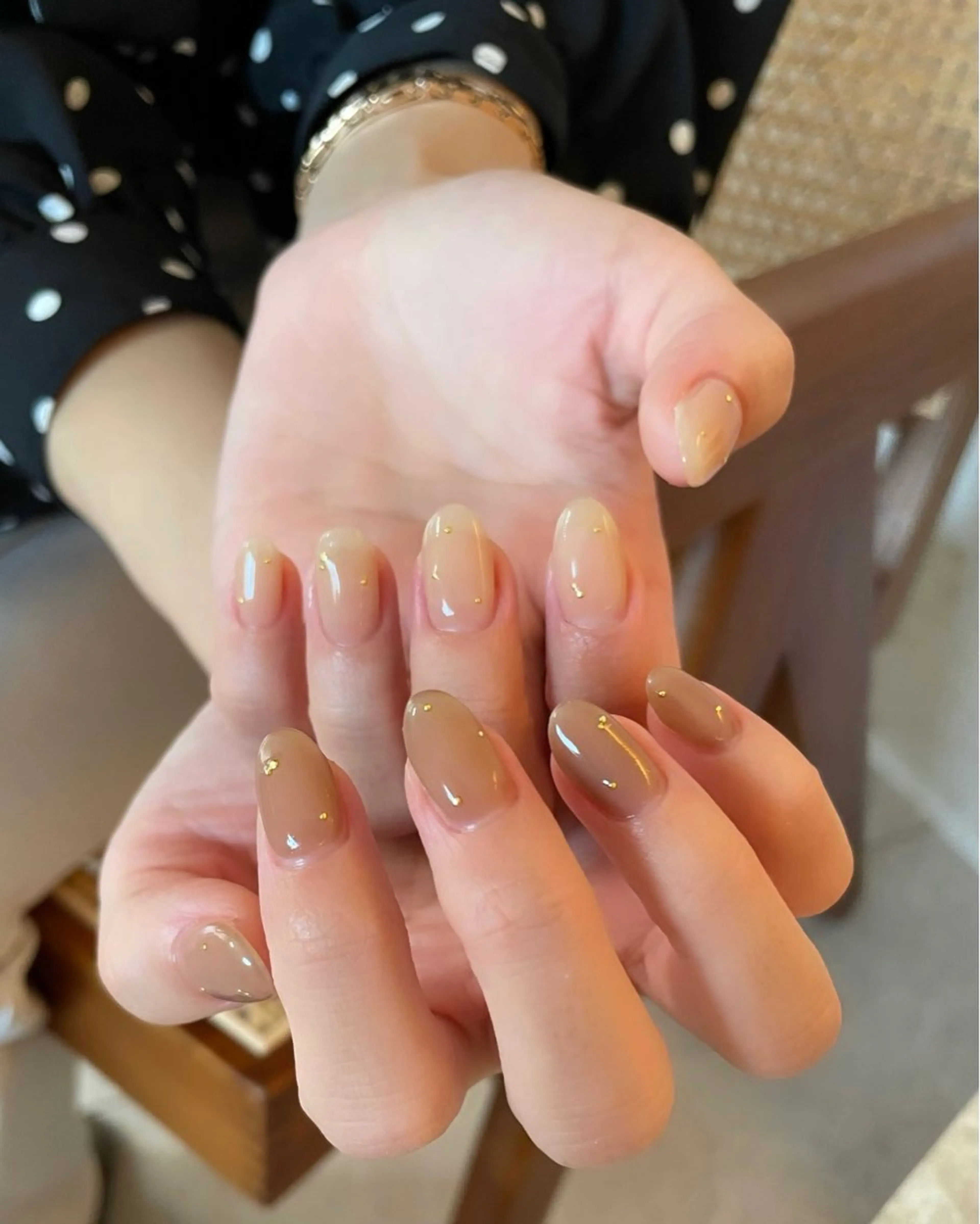 ネイル ニュアンスネイル ワンカラーネイル シンプルネイル ハンドネイル "achoe" コエ HARUNAのネイルデザイン