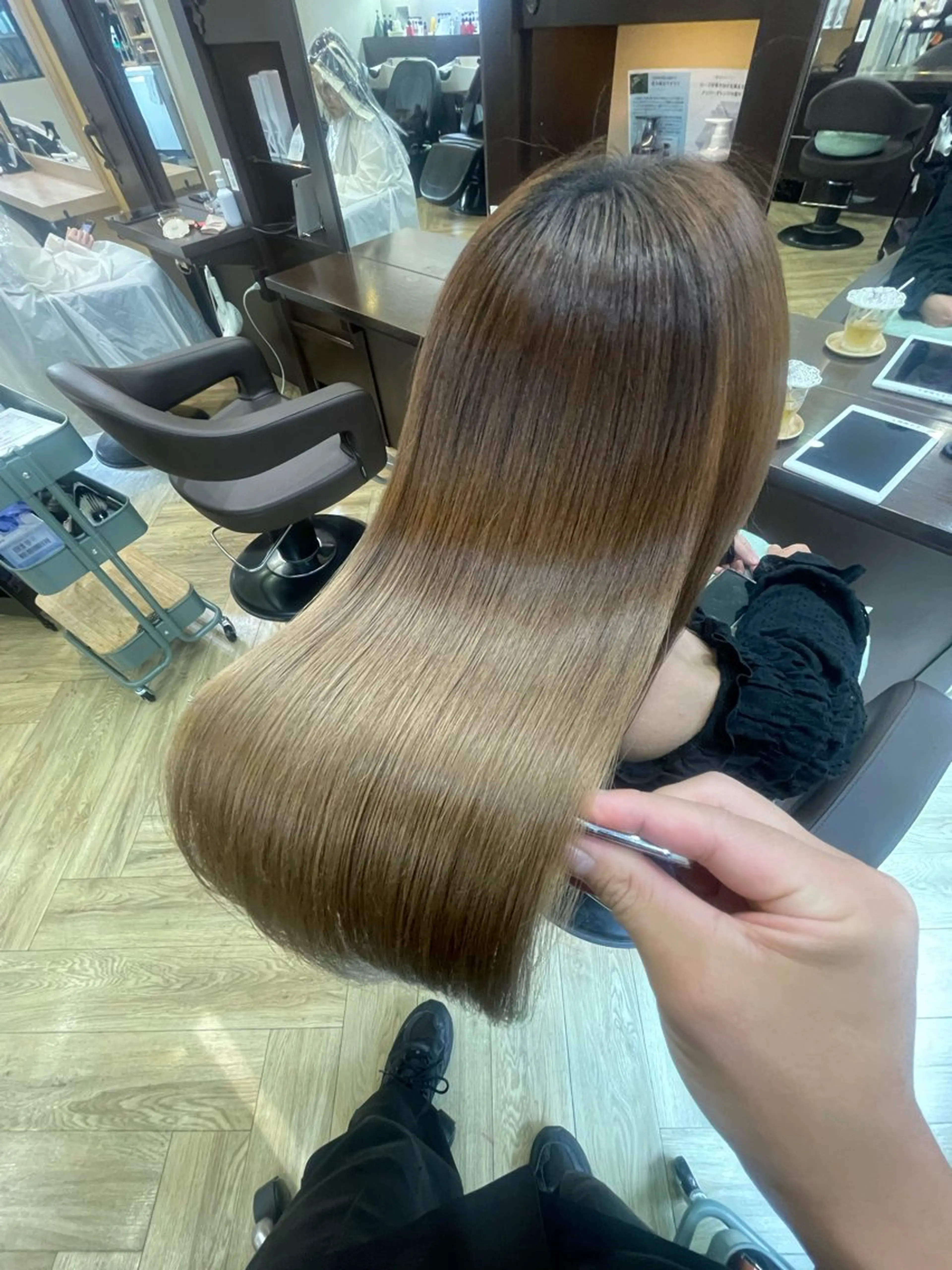 セミロング Lucca Lance経堂店【ルッカランス】所属・美髪矯正/髪質改善/ 福崎航平のヘアスタイル