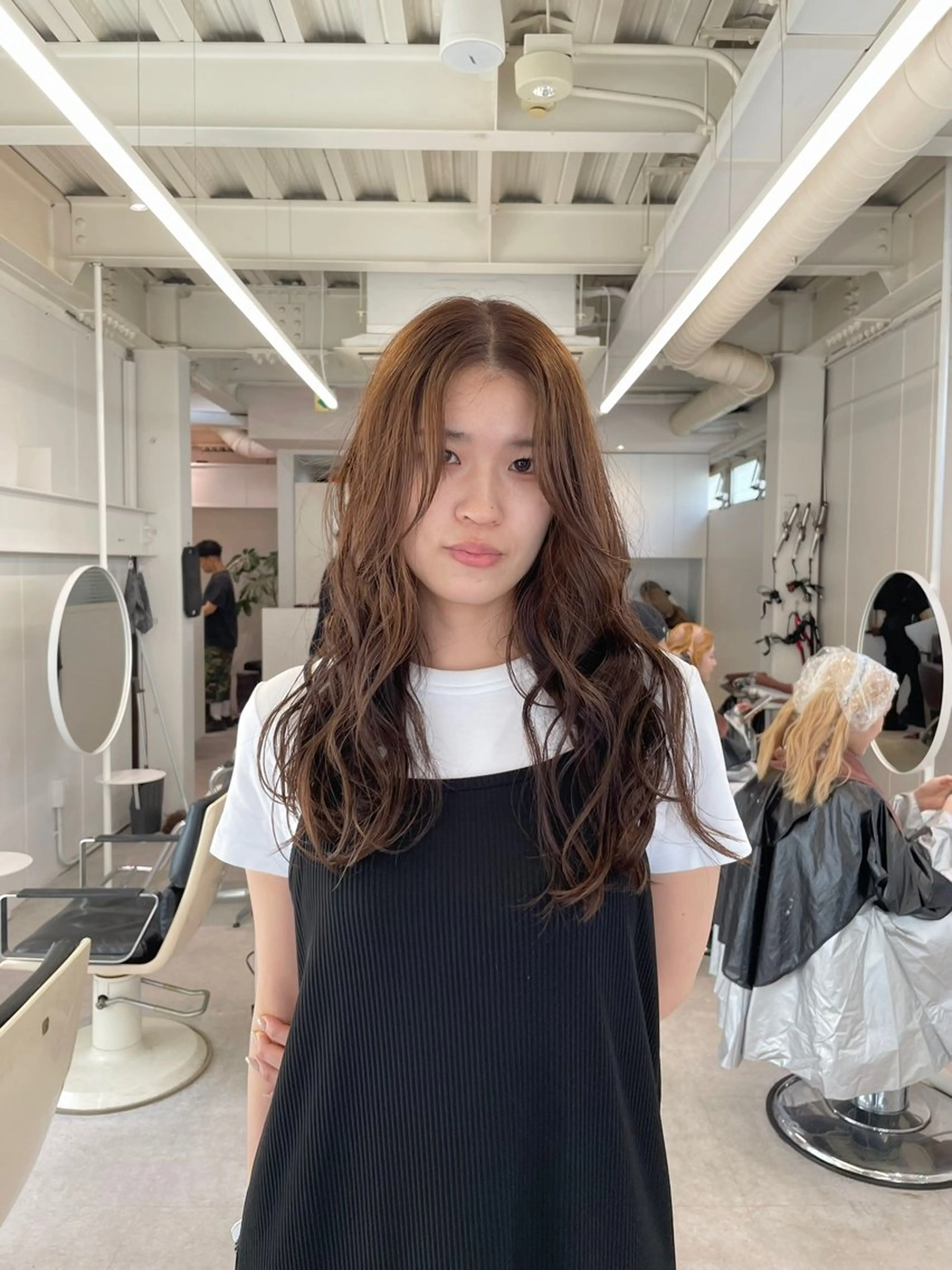 ロング カラー 🔷ダブルカラーハイ トーン🔷櫻井走のヘアスタイル