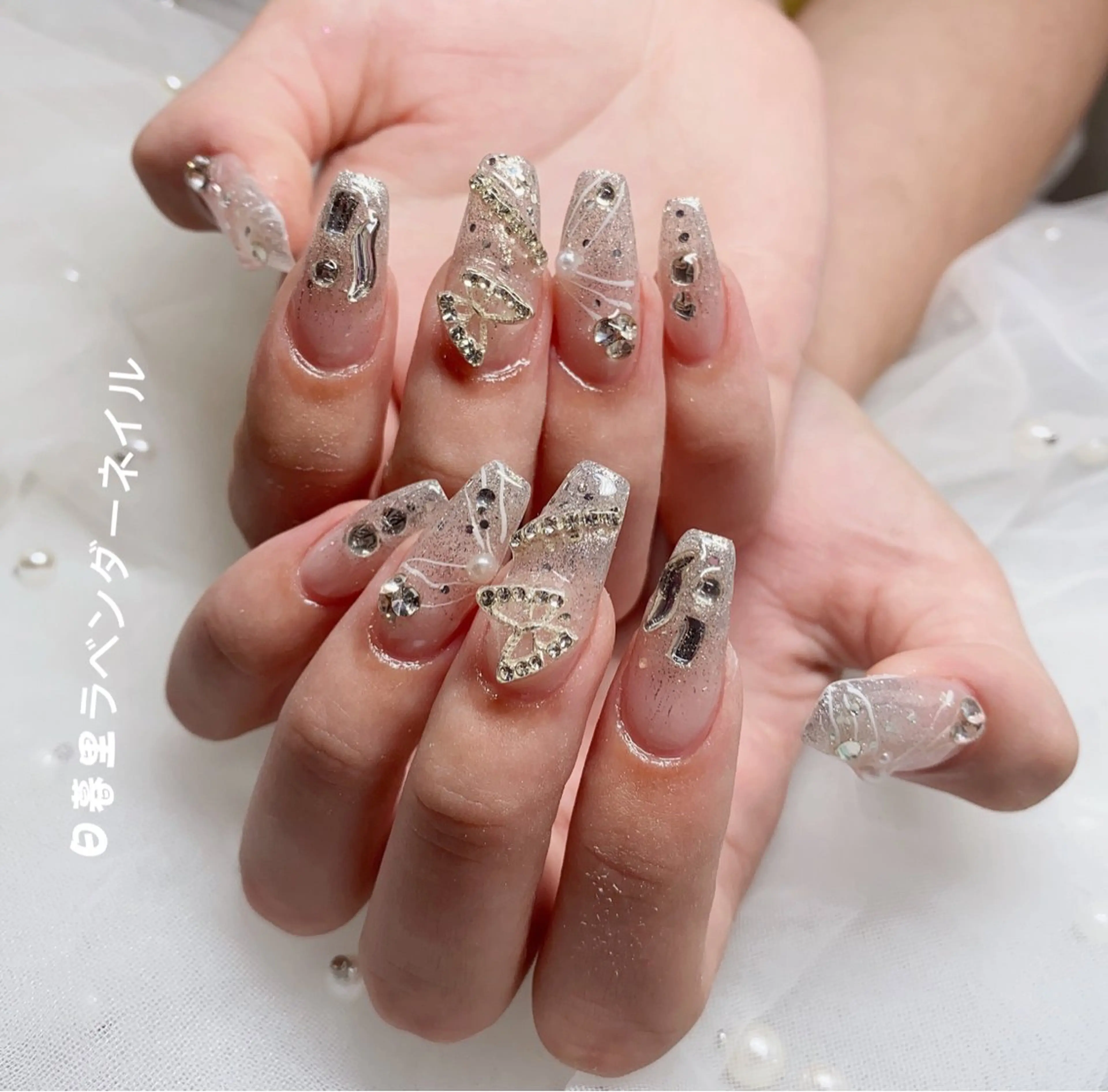 ネイル ラベンダー💖日暮里 ルル💖ネイルのネイルデザイン