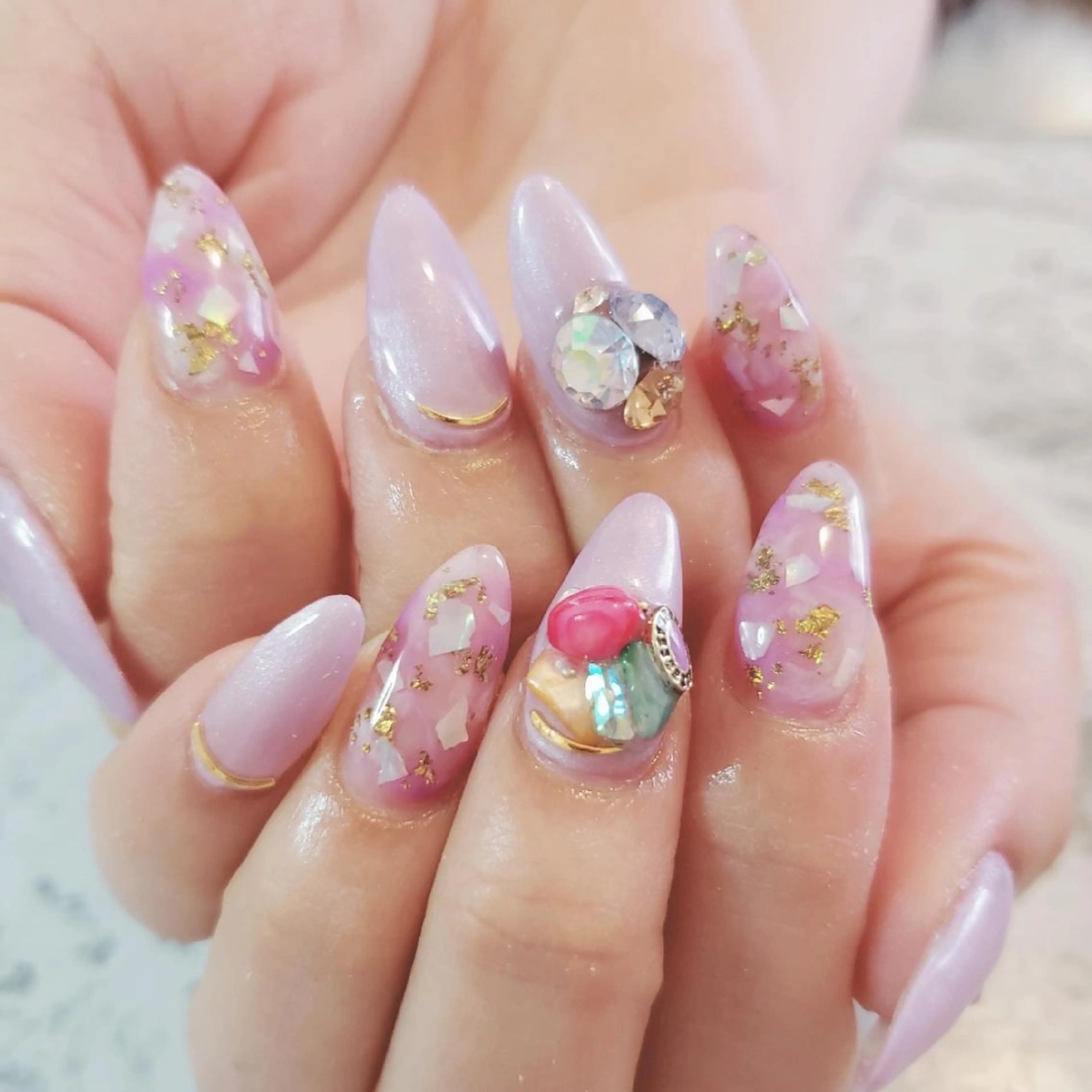 ネイル 持ち込み Nail leef《リーフ》所属・kahosan 𓆉のネイルデザイン