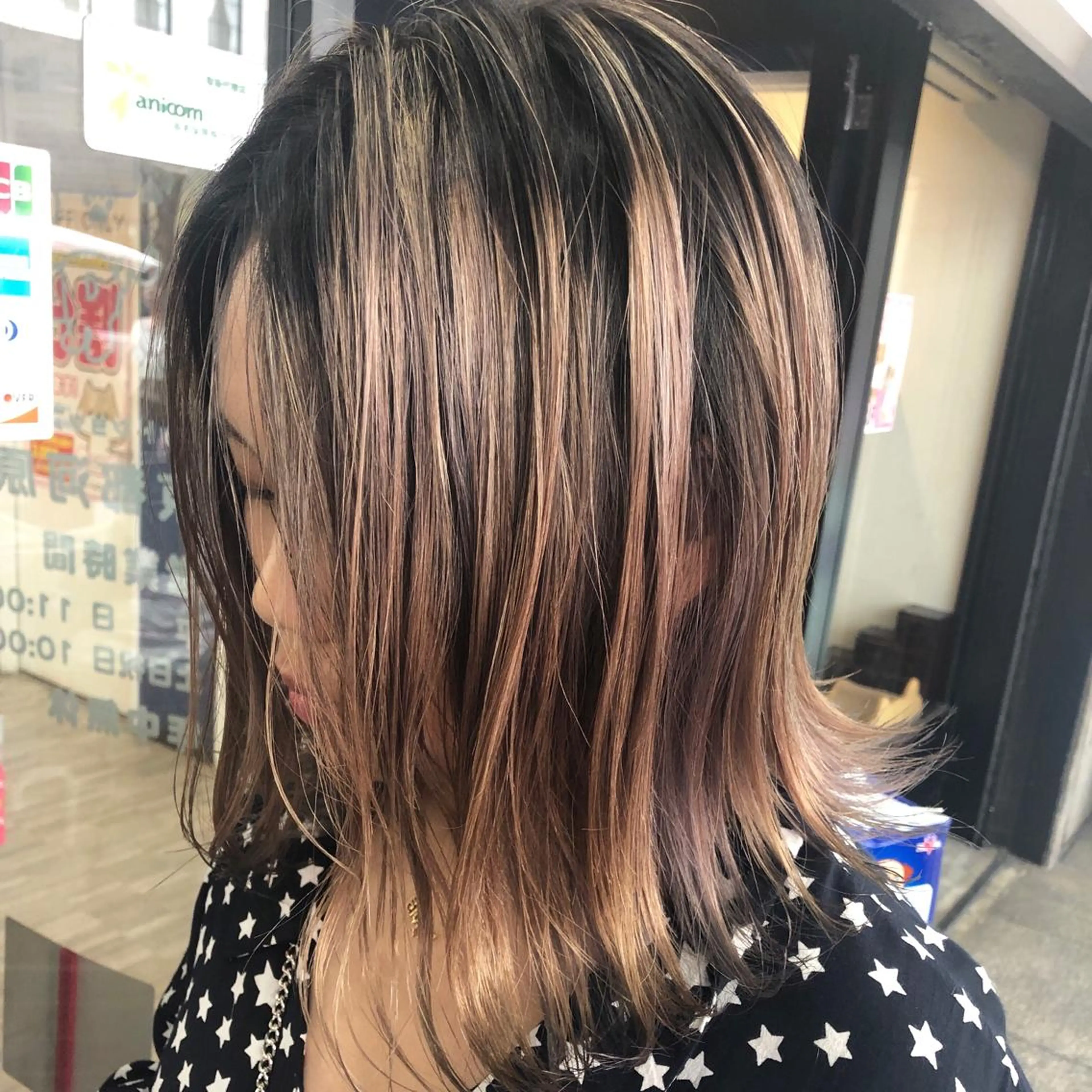 ショート カラー ヘアカラー JILBLAN京都 ショート/ハイライトのヘアスタイル