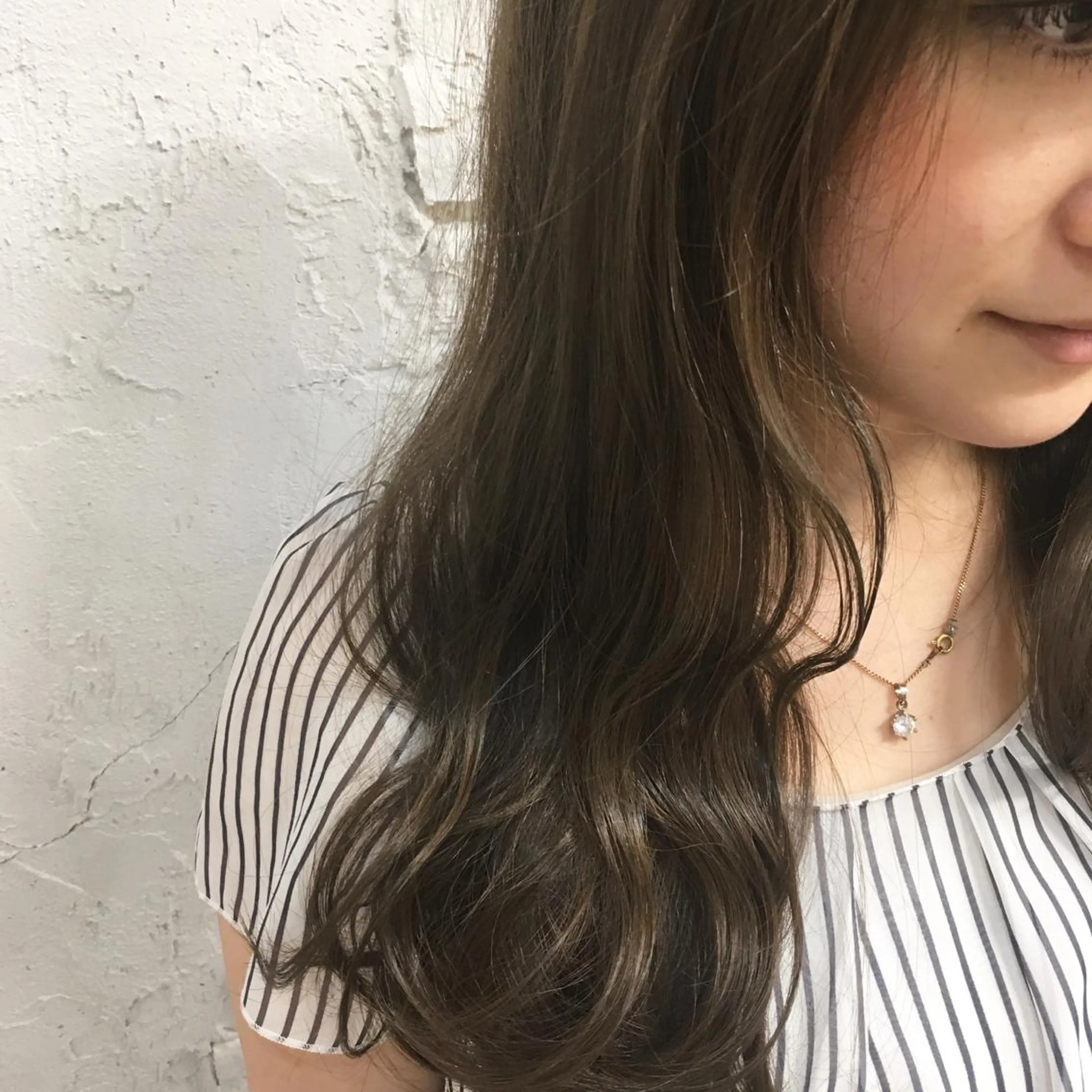 ロング カラー 江幡 渉のヘアスタイル