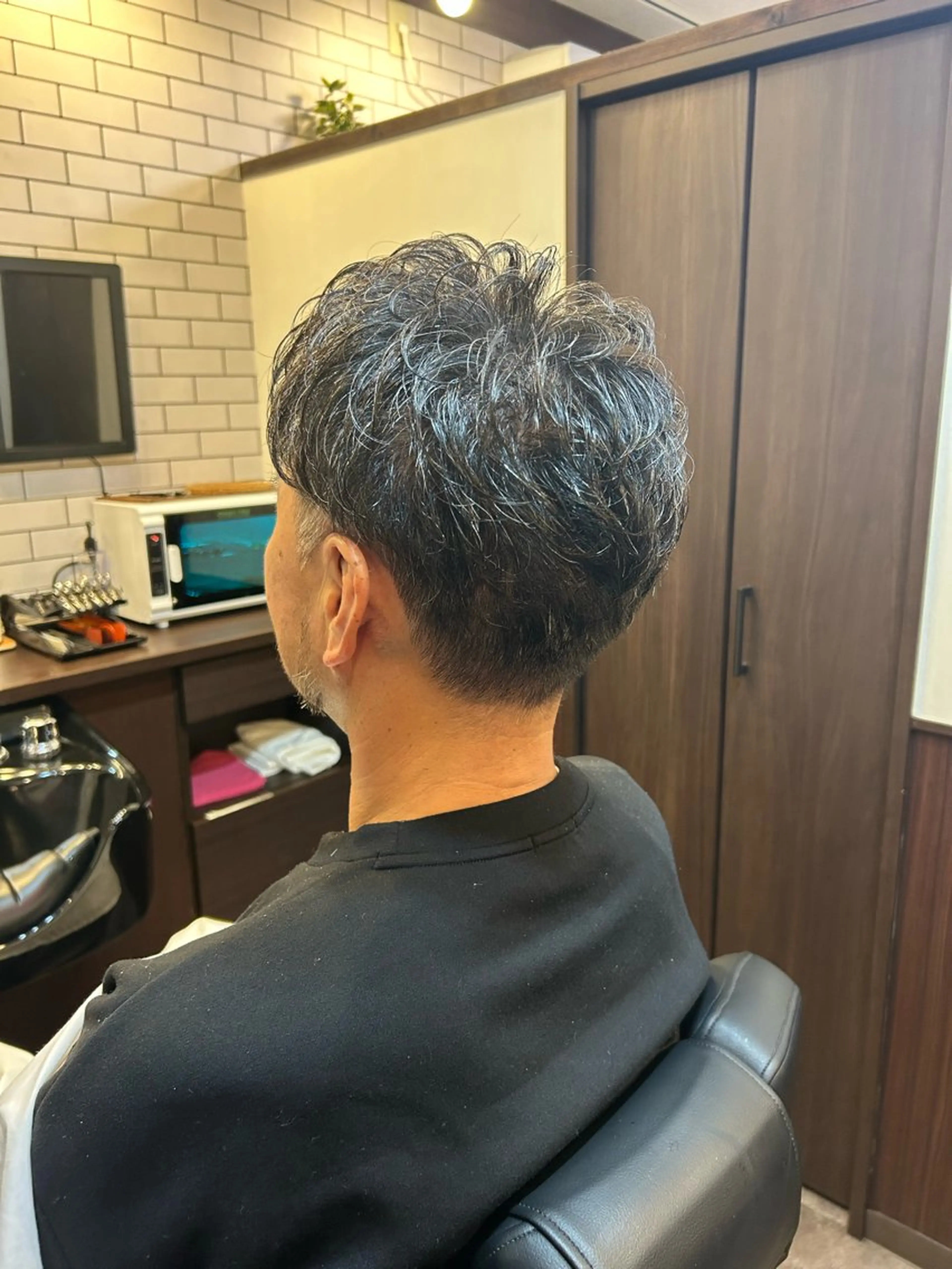 ショート パーマ メンズ ヘアーサロン髪ing保谷本店所属・林 聖也のヘアスタイル