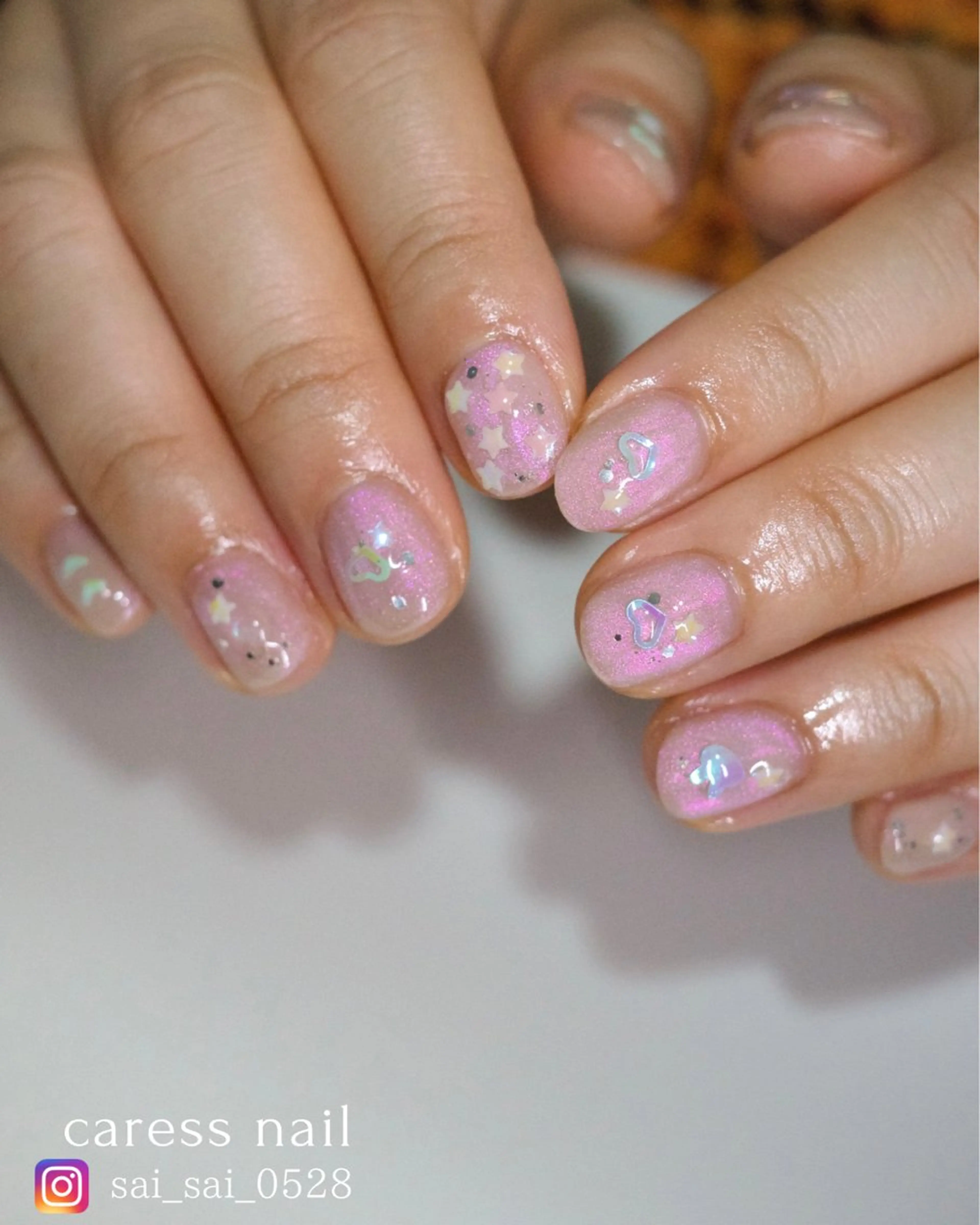ネイル caress  nail カレスネイル　代々木上原所属・カレスネイル さいのネイルデザイン