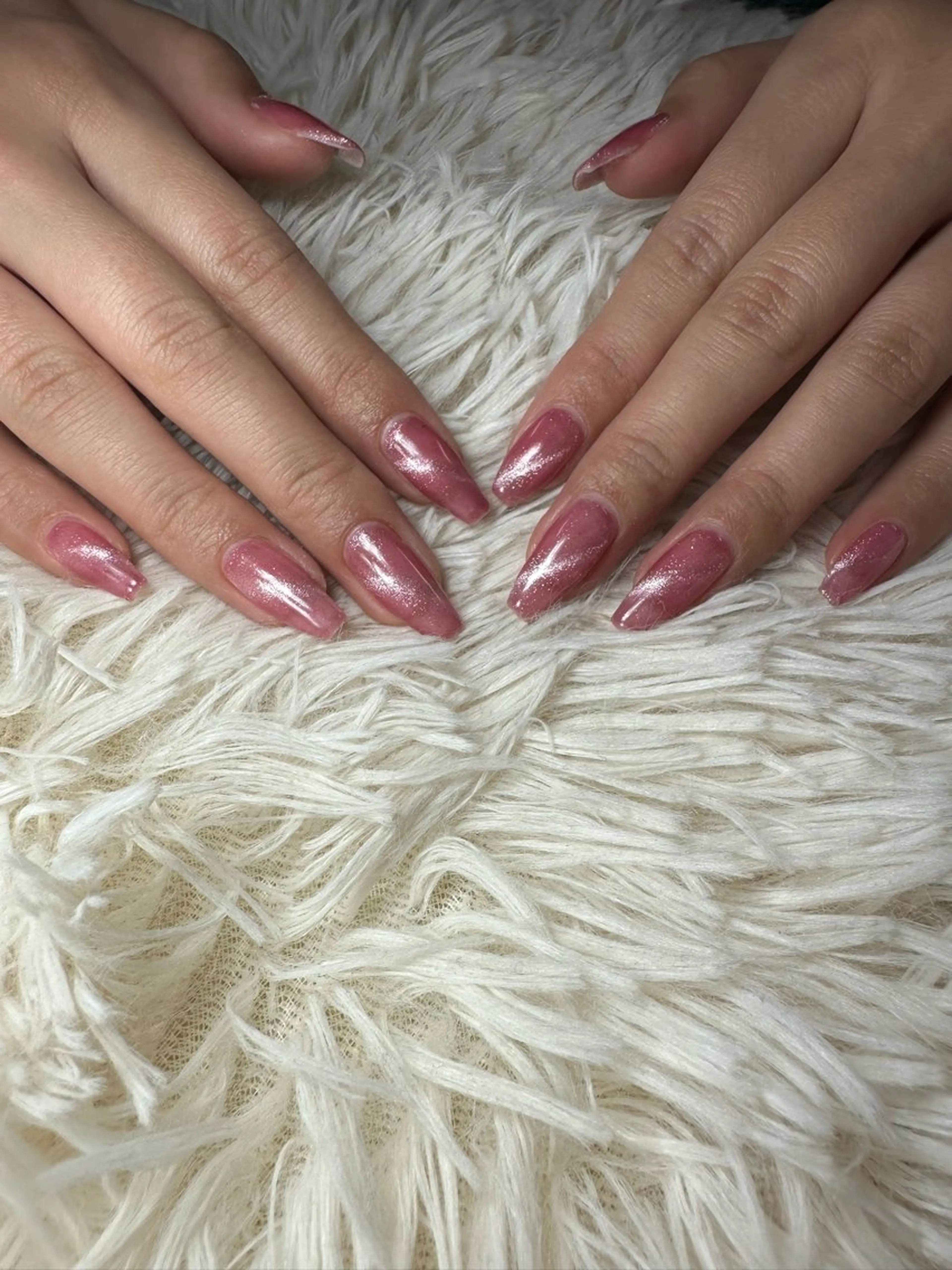 ネイル マグネットネイル マグネットワンカラー ワンカラーネイル MOE .Kのネイルデザイン