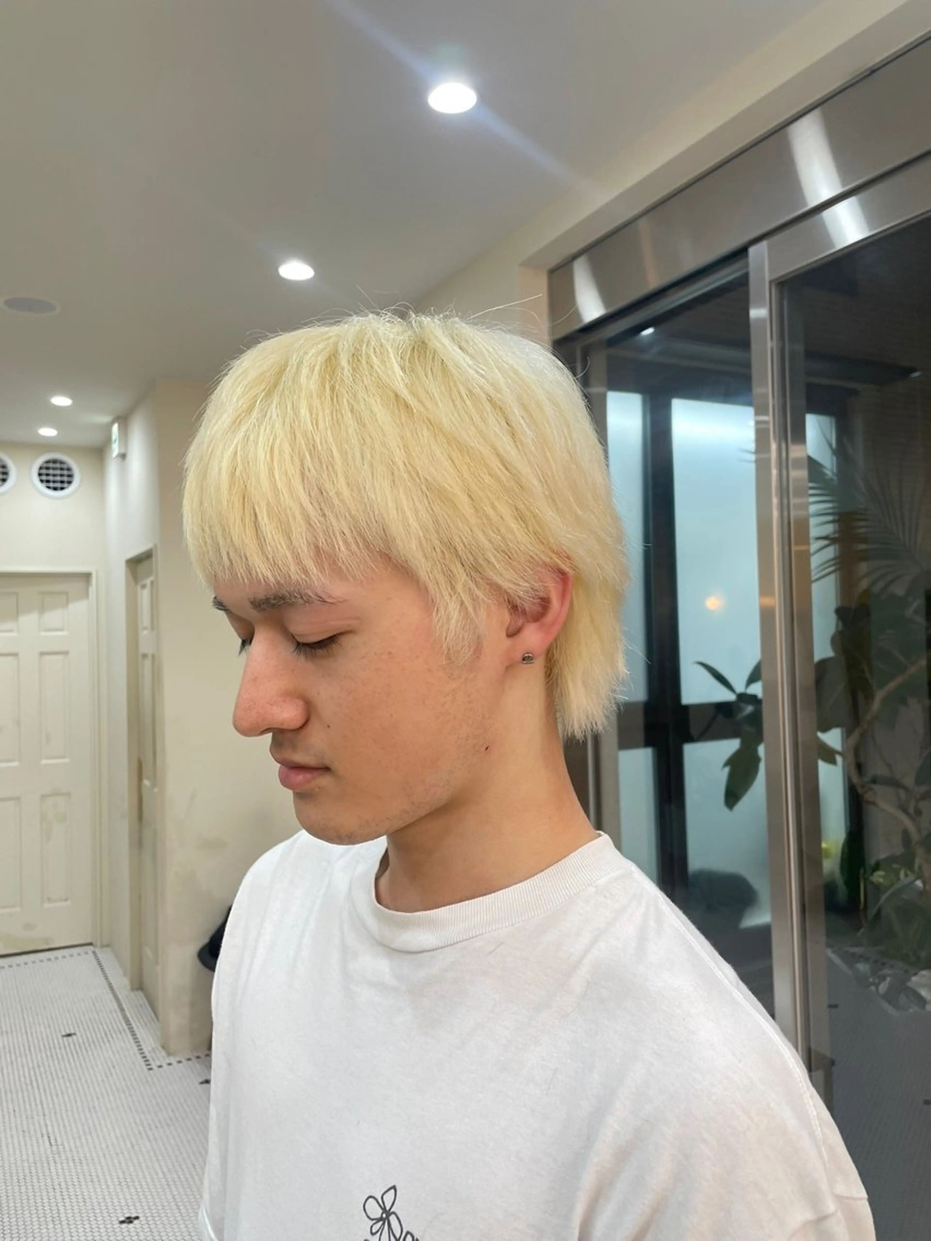 ショート メンズ メンズブリーチ トリートメント ブリーチカラー/ 細川はるかのヘアスタイル