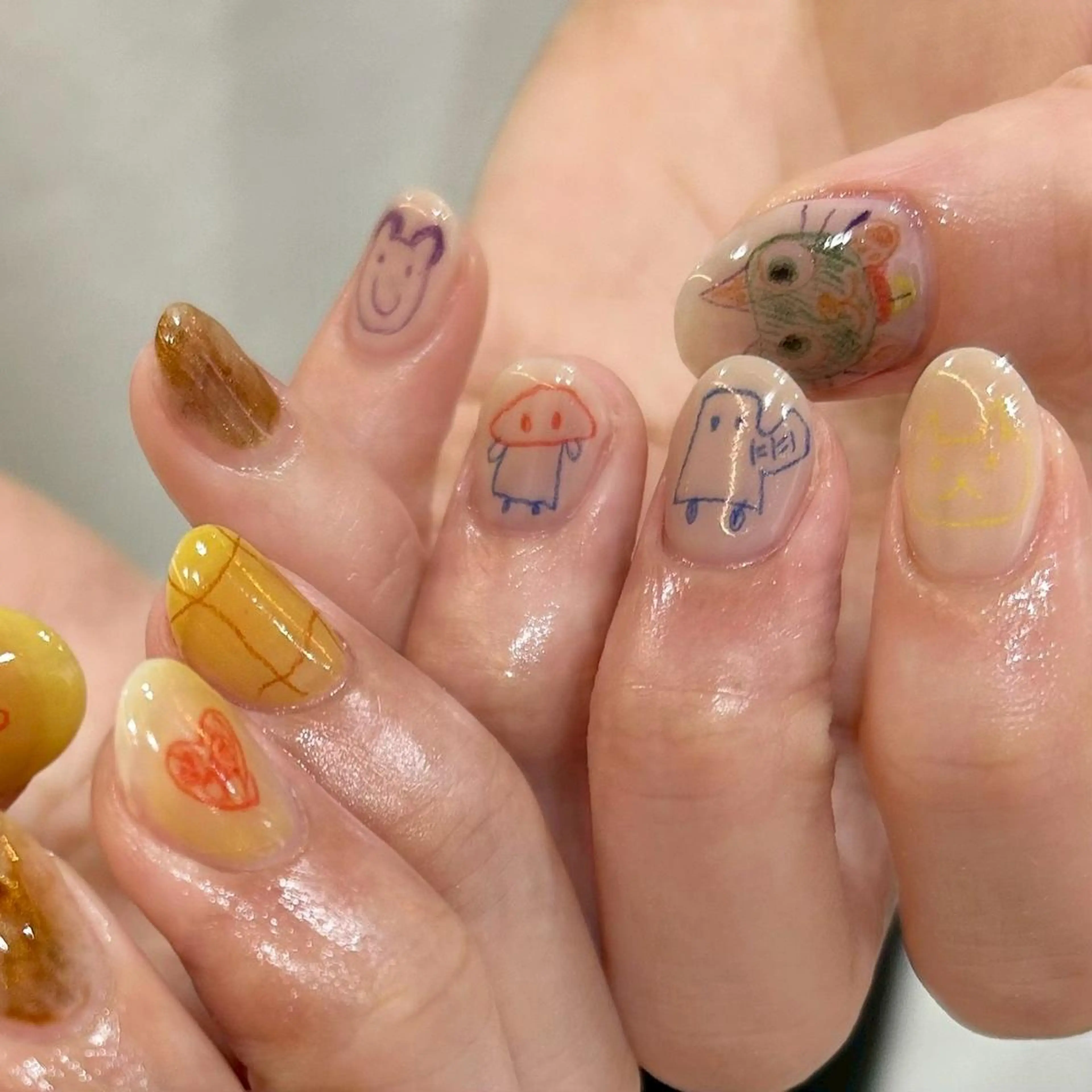 ネイル ハンドネイル パラジェル認定サロン N°nail 立川のネイルデザイン