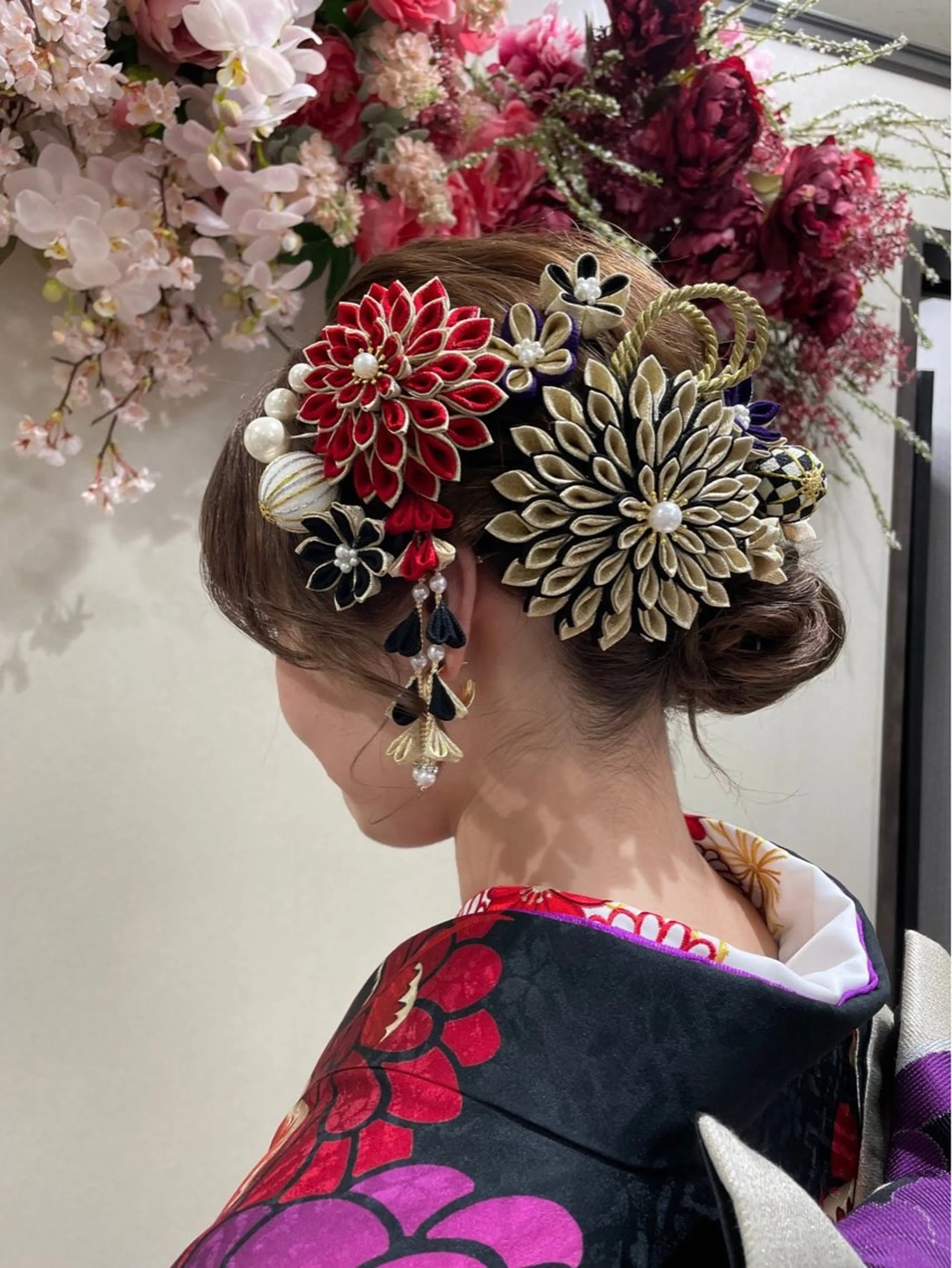 セミロング ヘアアレンジ Rio🎀 カラー/顔周りカットのヘアスタイル