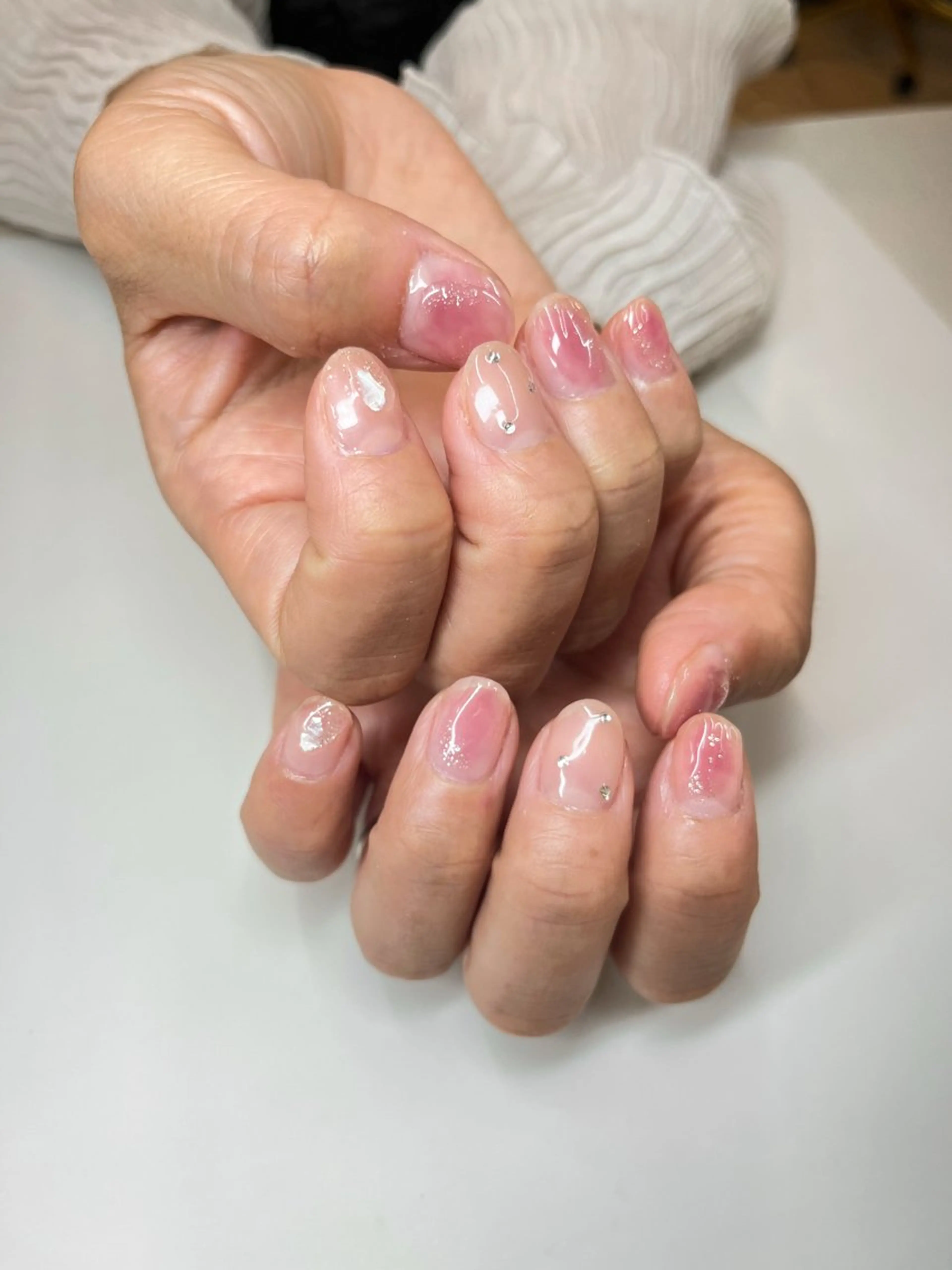 ネイル ジェルネイル ニュアンスネイル chipie yuuのネイルデザイン