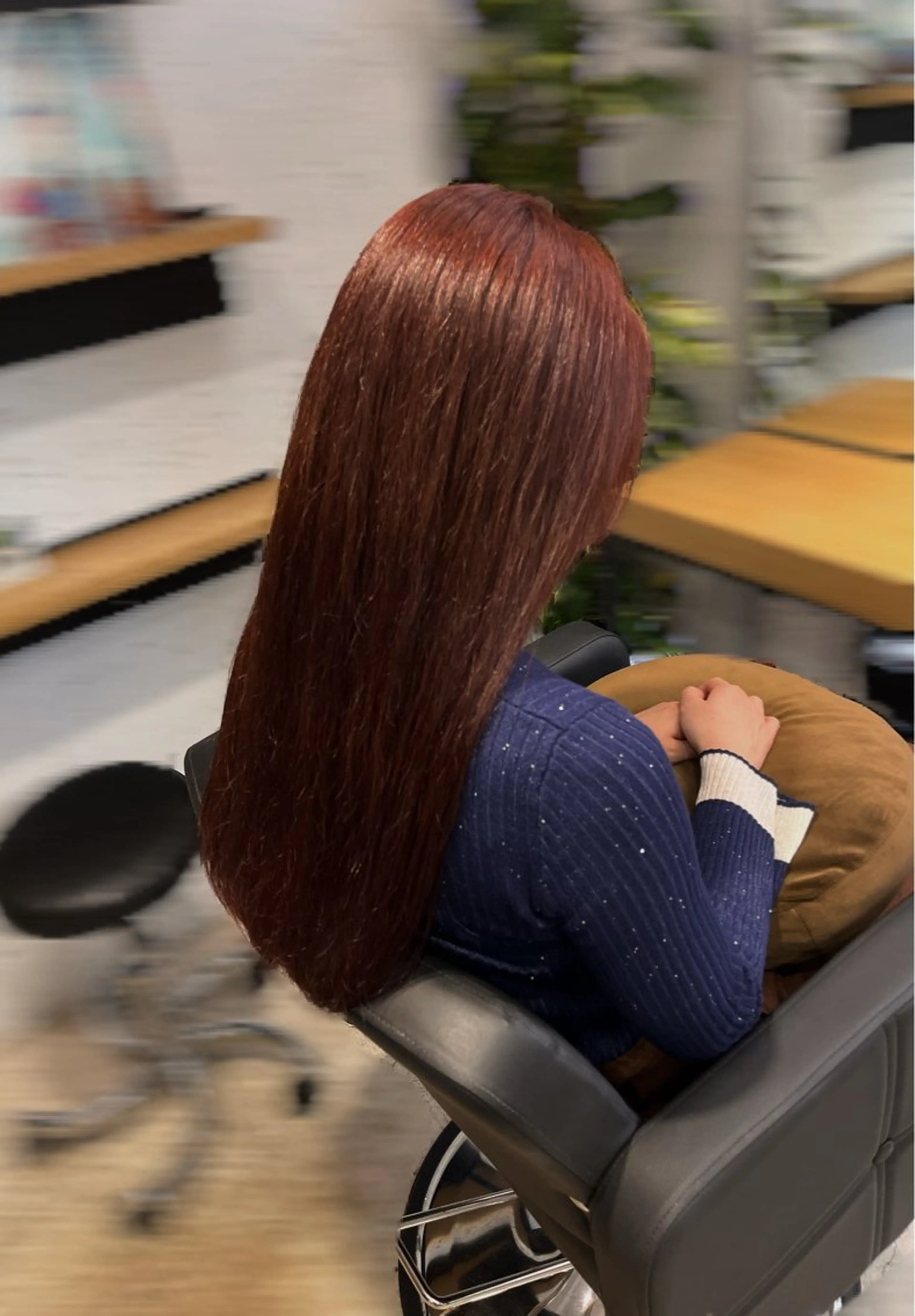 ロング 韓国風ヘア カット ヘアカラー 💖暖色系カラー💖 🦋HARU 🦋のヘアスタイル