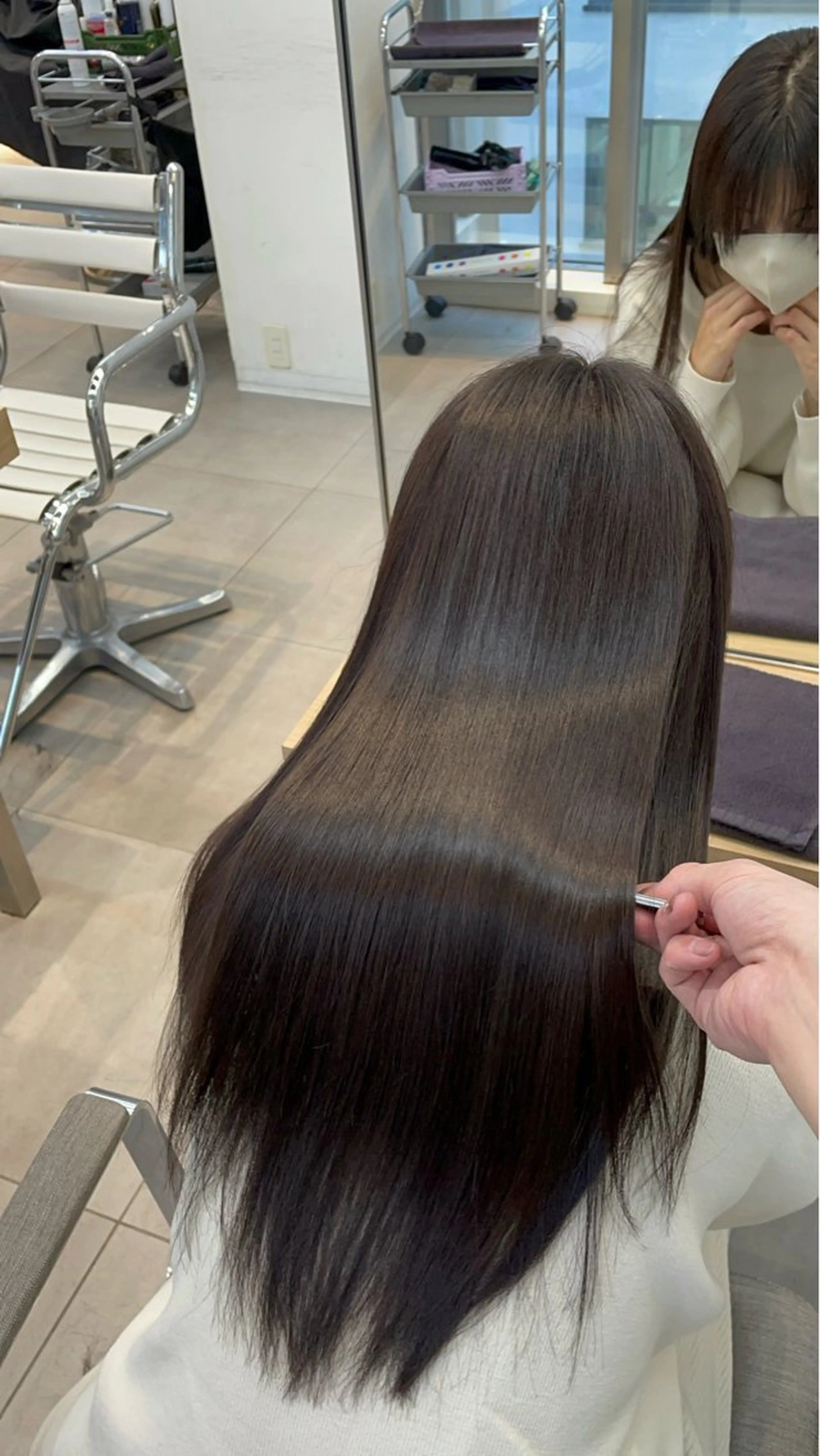 ロング カラー 髪質改善 ✨髪質改善✨美髪 矯正🫧小泉のヘアスタイル