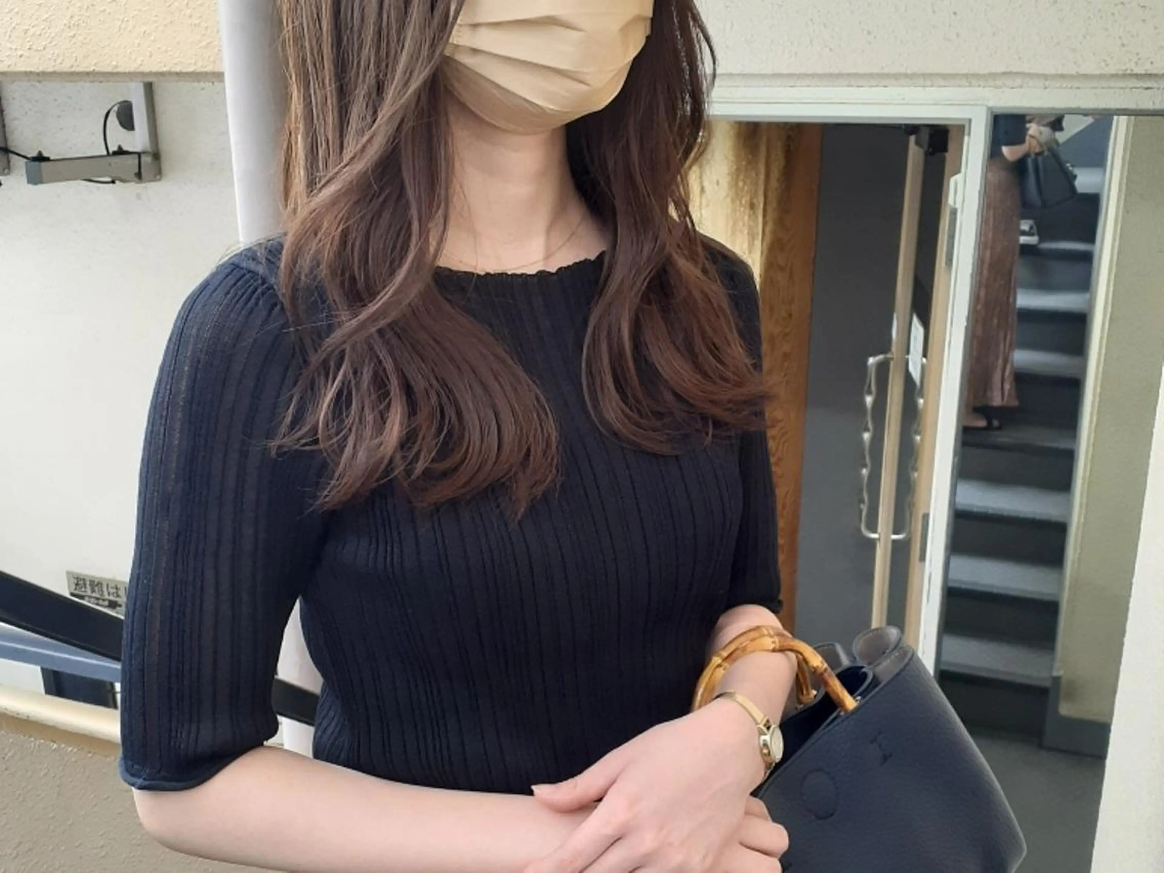 セミロング カラー エギョモリ ヨシンモリ 韓国風ヘア カット ヘアカラー トリートメント 🔳髪質改善🔳 岡本陽のヘアスタイル