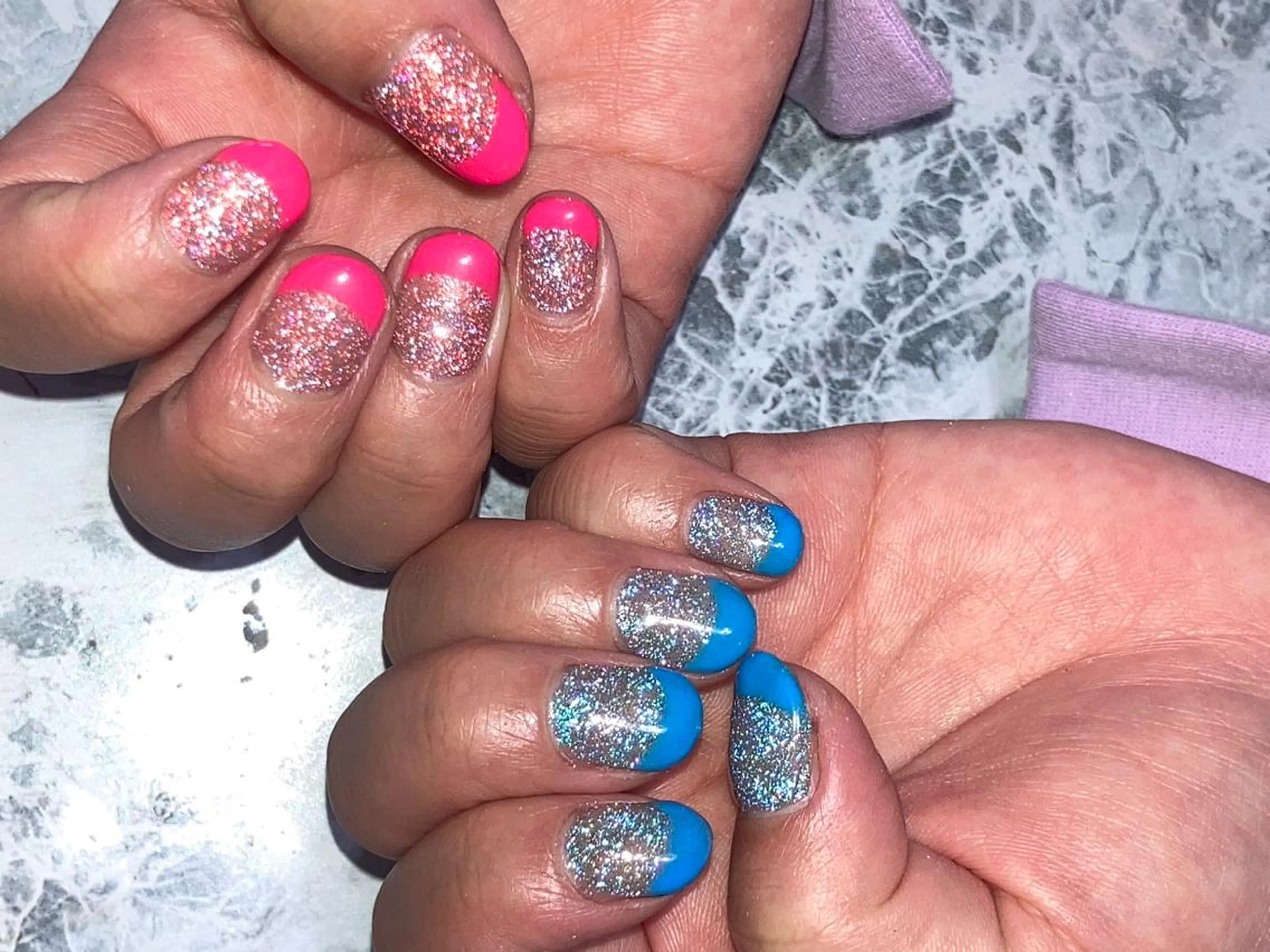 ネイル フラッシュネイル フレンチネイル ネイルケアサロン Campanulaのネイルデザイン