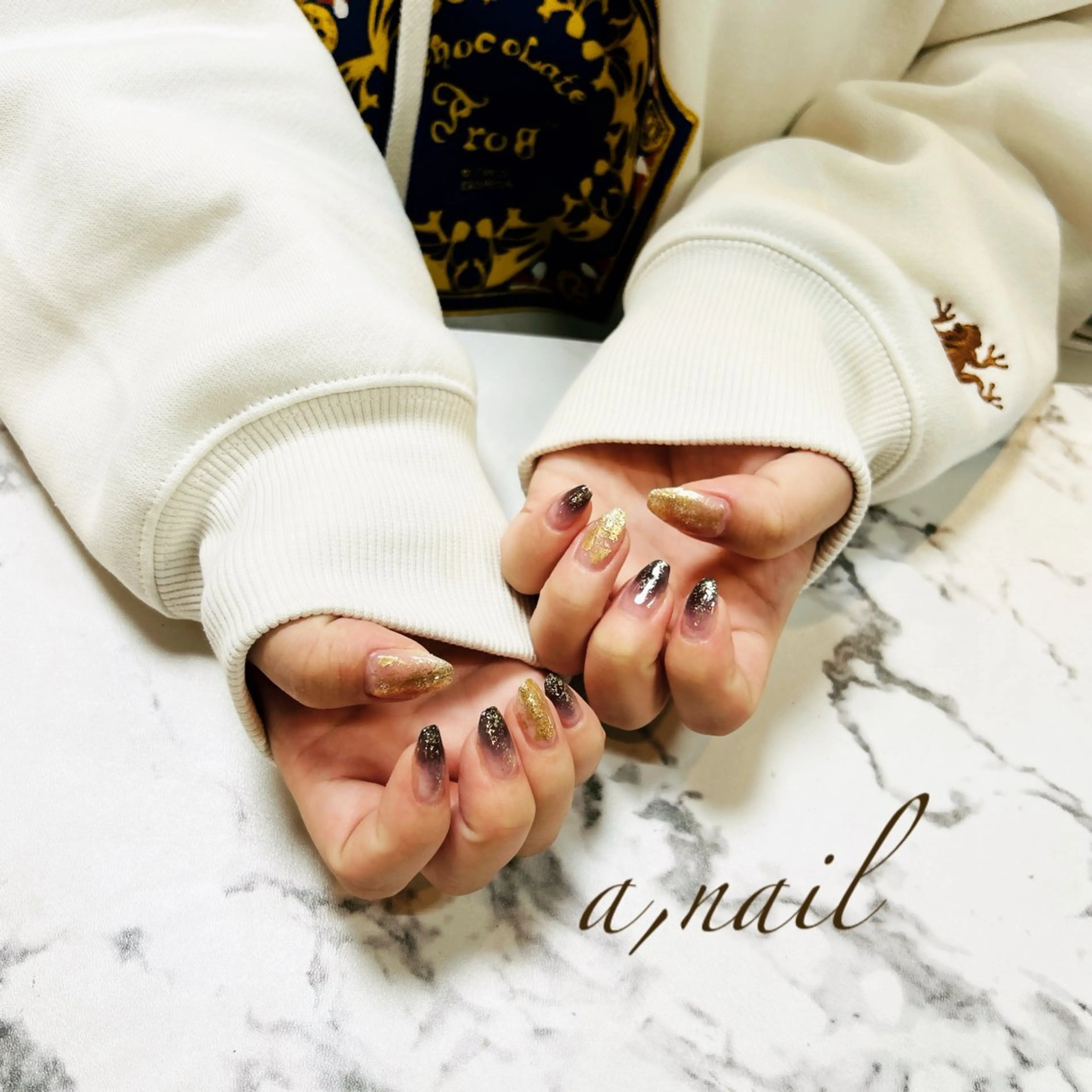 ネイル キラキラネイル ラメ(グリッター) シンプルネイル ハンドネイル ネイルサロン エーネイルのネイルデザイン