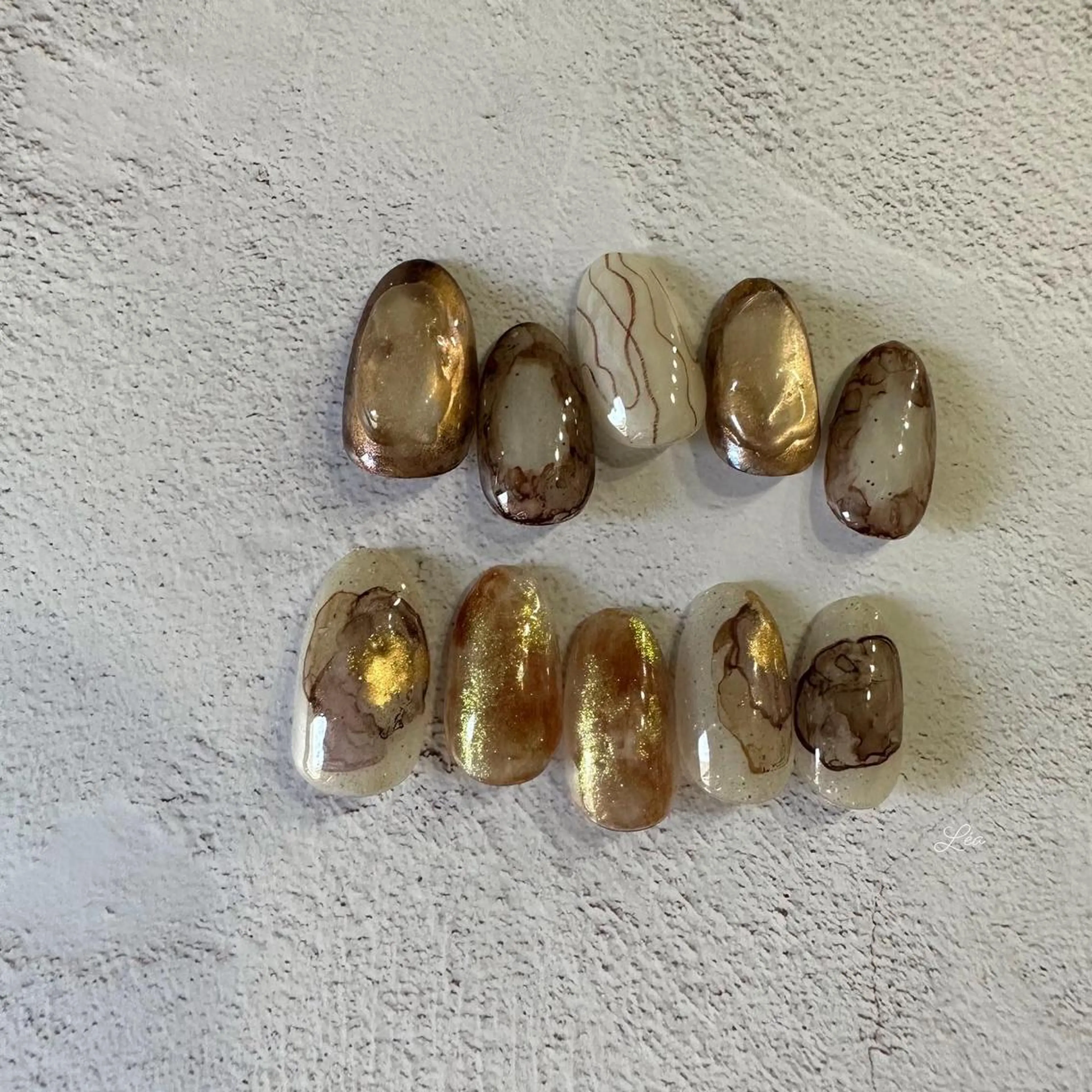 ネイル ジェルネイル パラジェル Léa nailのネイルデザイン