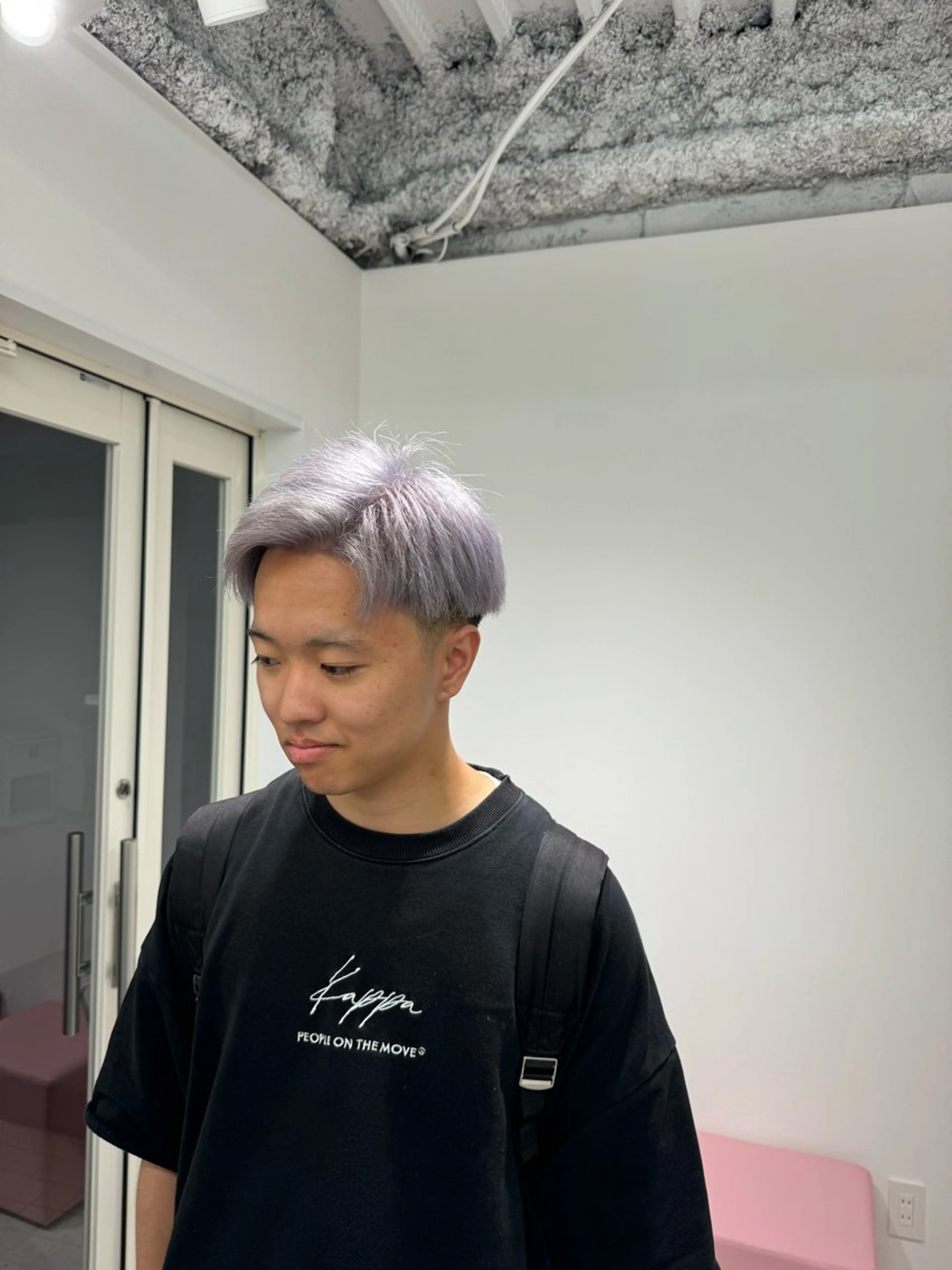 ショート カラー メンズ EGO所属・ブリーチカラー💖 rukaのヘアスタイル