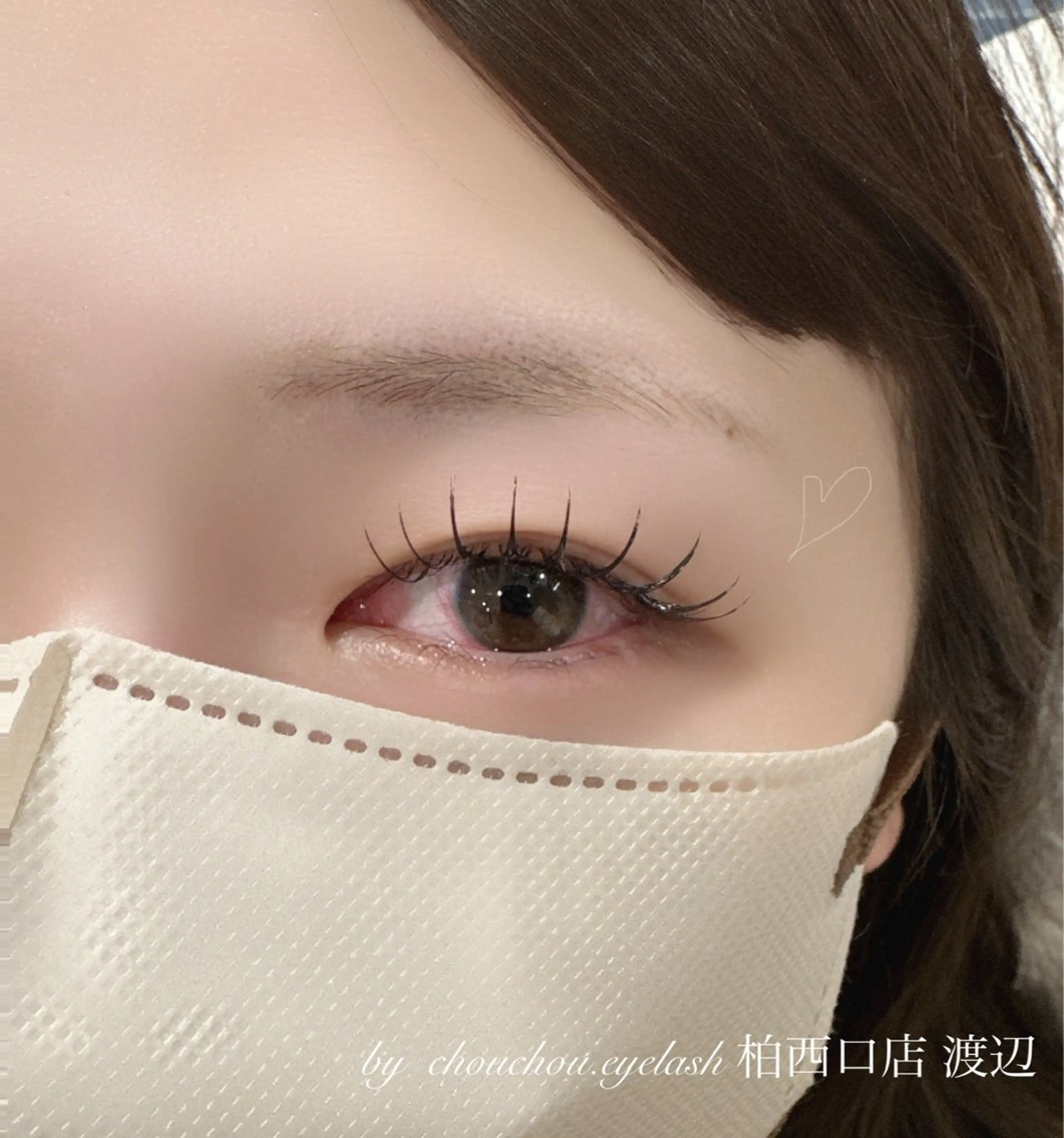 マツエク・マツパ chouchou 柏西口店 店長 渡辺のマツエク・マツパデザイン