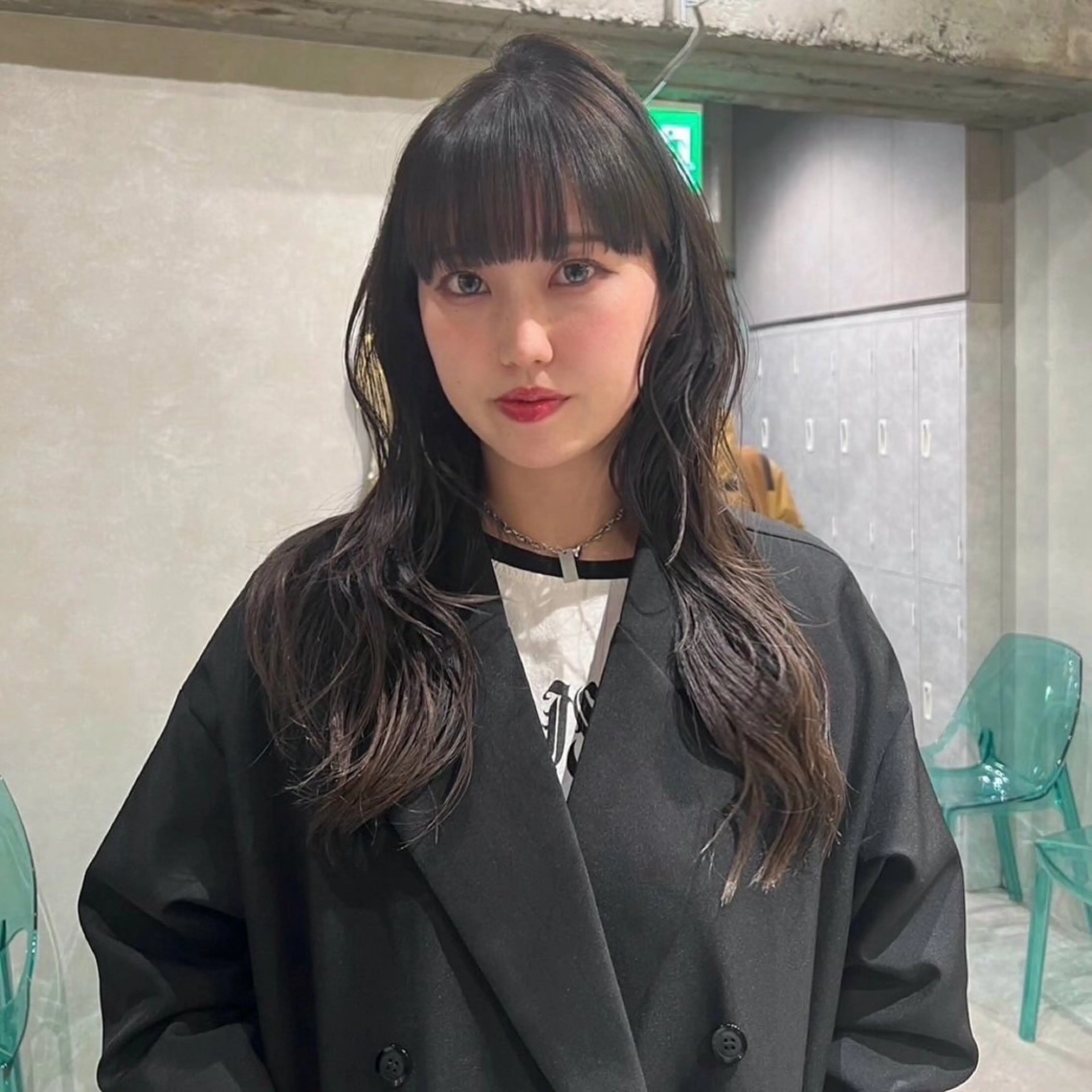 ロング 韓国風艶カラー 🇰🇷🩶/REIのヘアスタイル