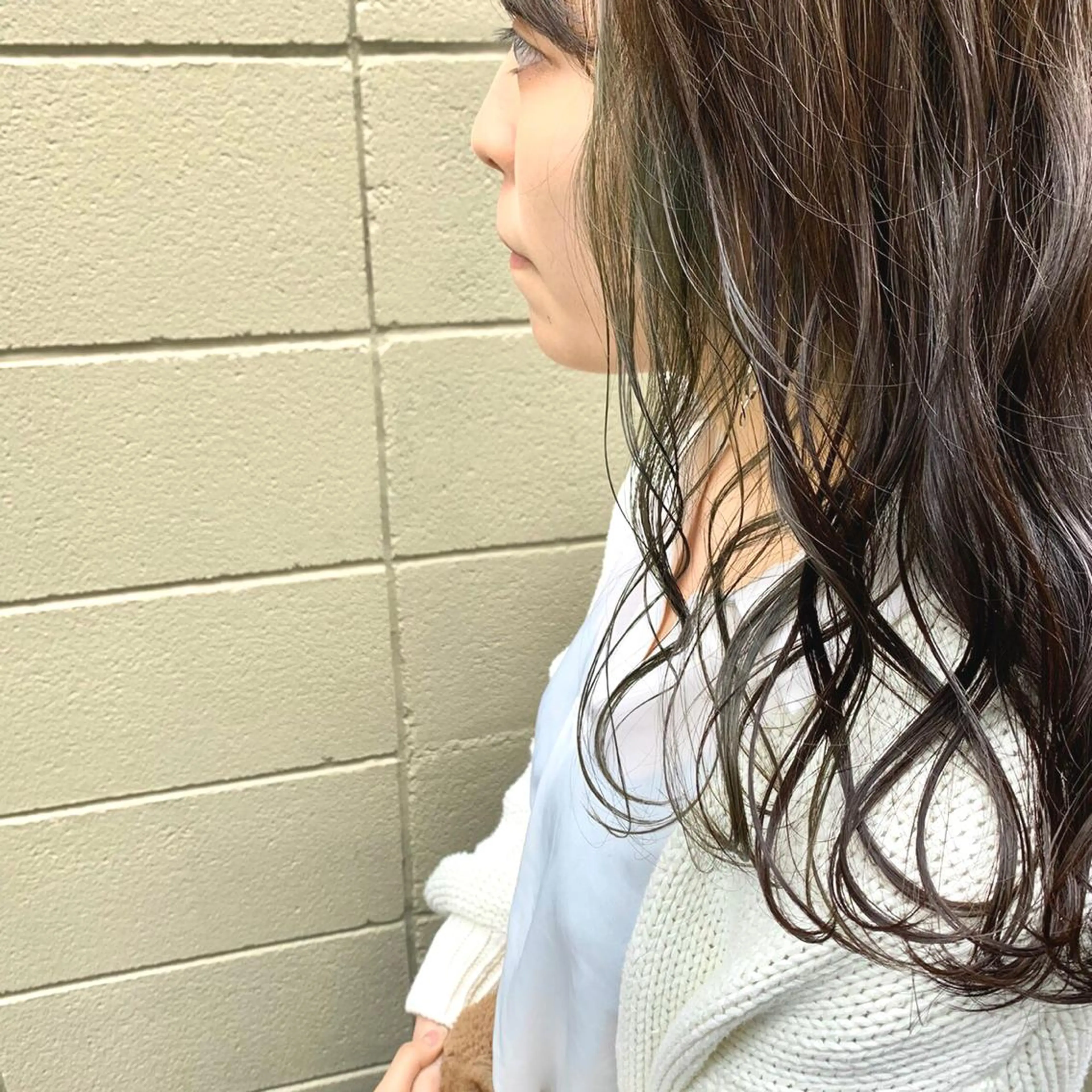 ロング カラー カット ヘアカラー トリートメント しのはら まどかのヘアスタイル