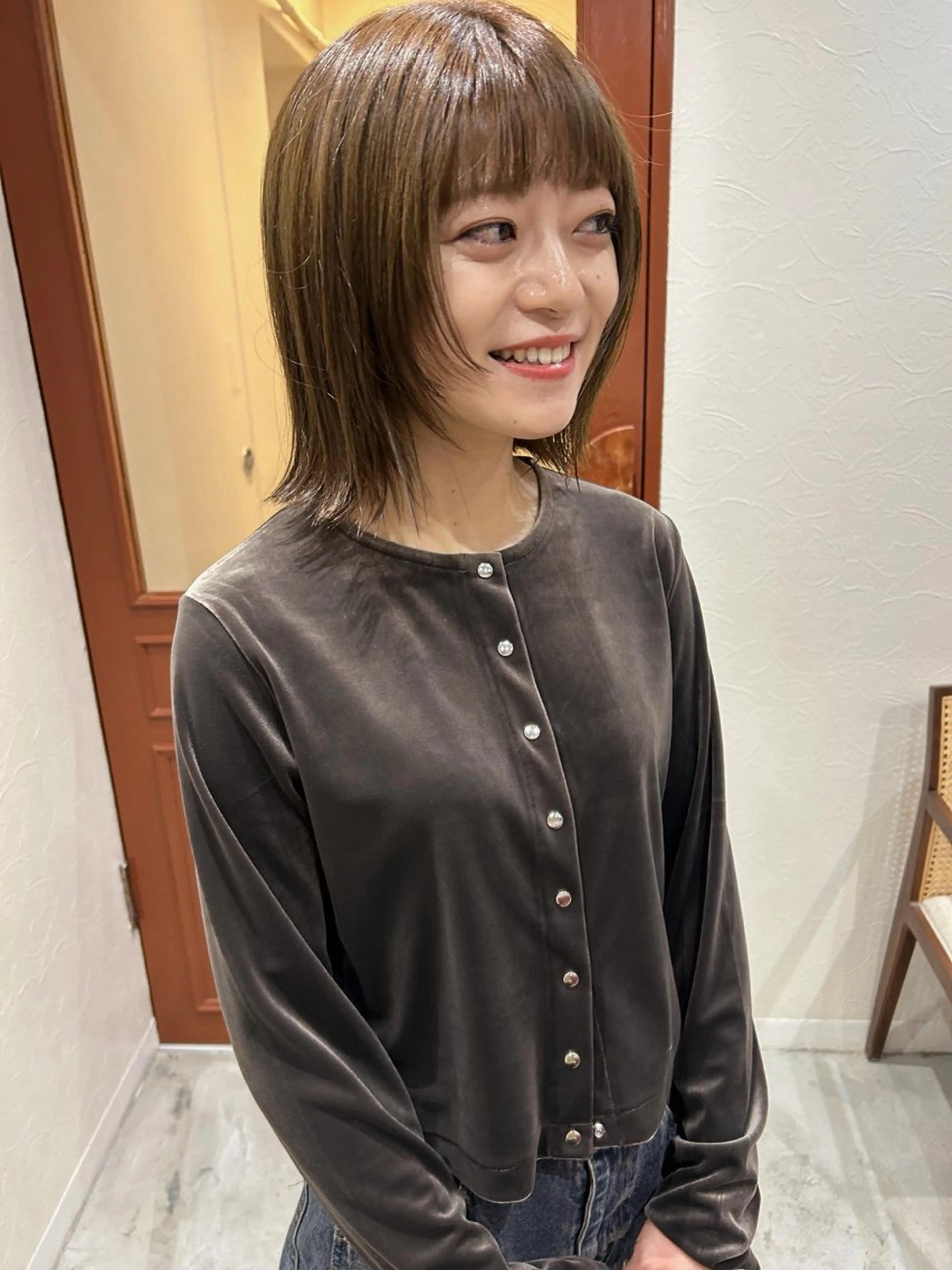 ミディアム rena ✶伏見/パーマのヘアスタイル