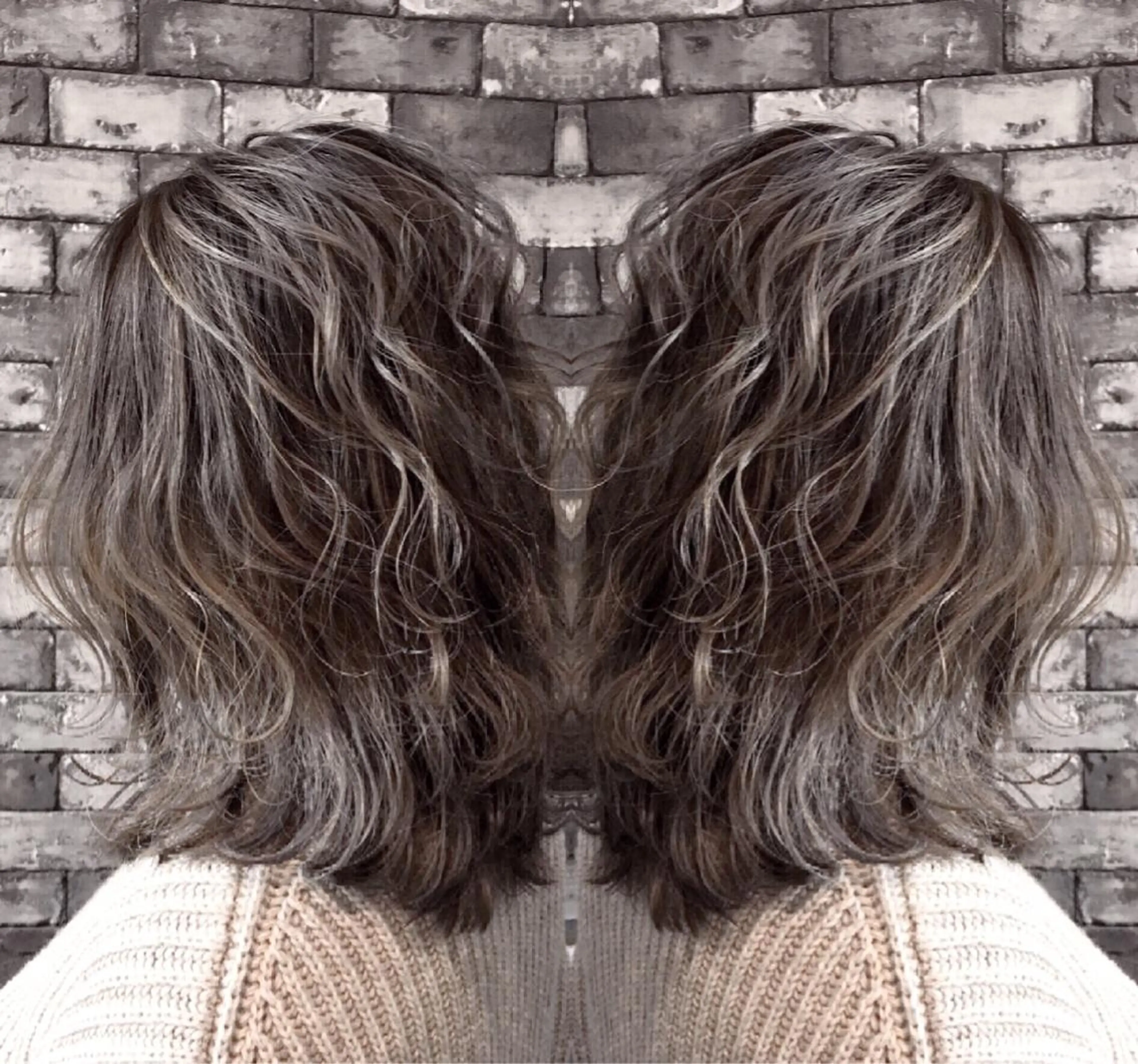 ミディアム 外国人風カラー レイヤーカット ヘアカラー トリートメント ヘアセット ❤️千葉県代表❤️ 店長❤️柿本翔一朗のヘアスタイル