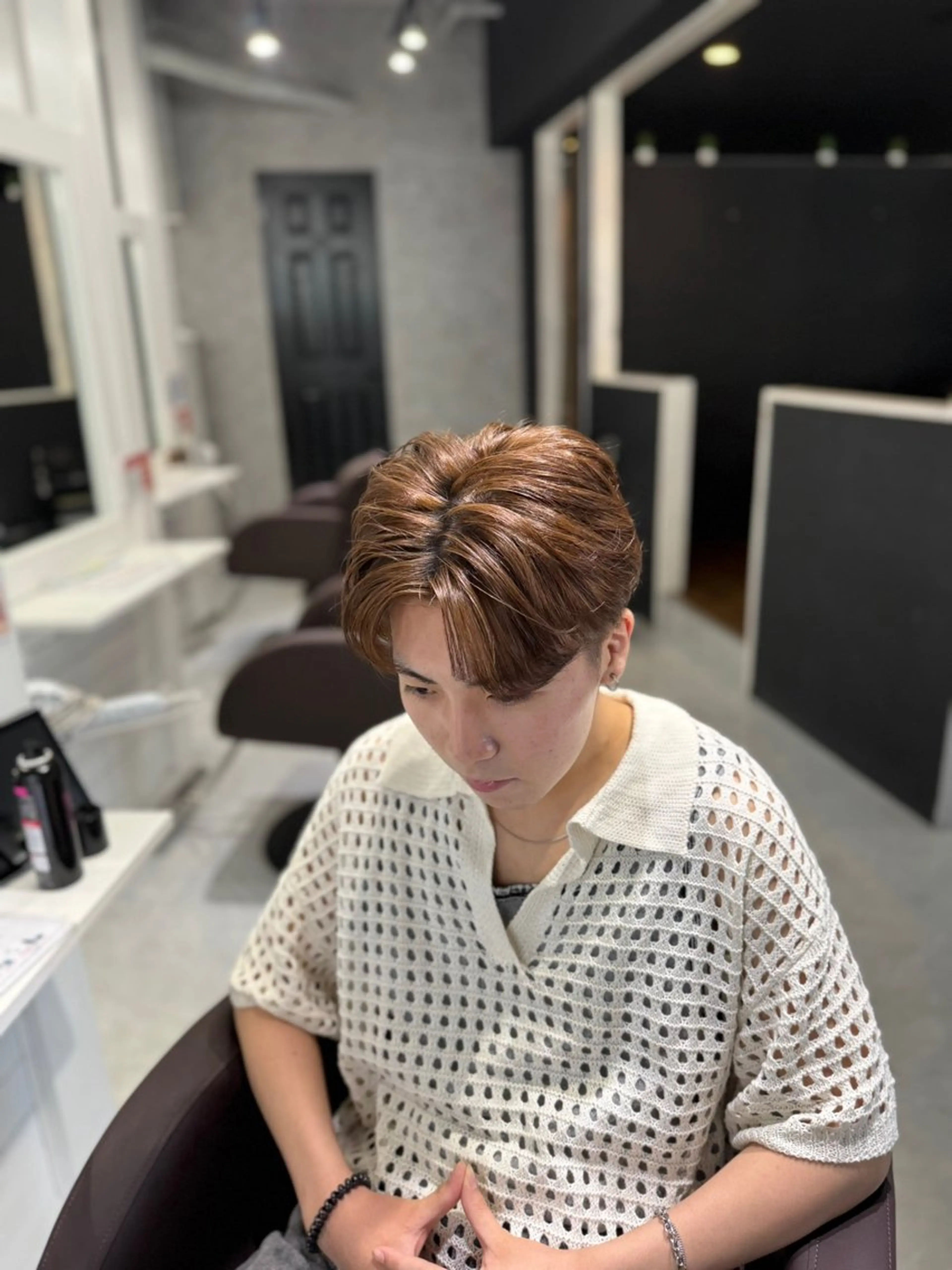 メンズ PARK.なんば本店 ミルボンAujua認定サロン[パーク]所属・辻優太/韓国ヘア/メ ンズ/ダウンパーマのヘアスタイル