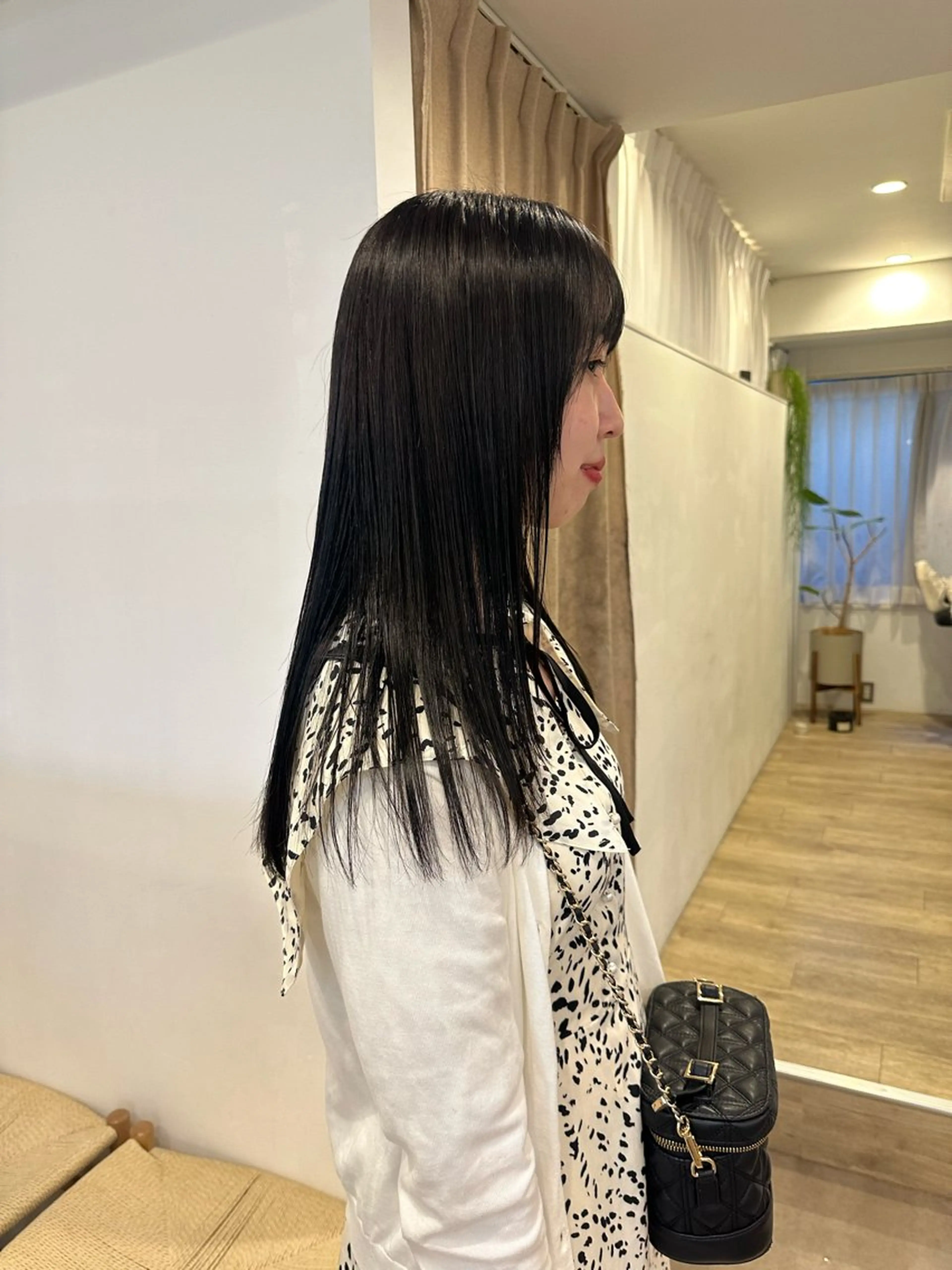 ロング カラー 髪質改善 縮毛矯正 トリートメント 梅田/柔らかカラー/ オオハシ リナコのヘアスタイル