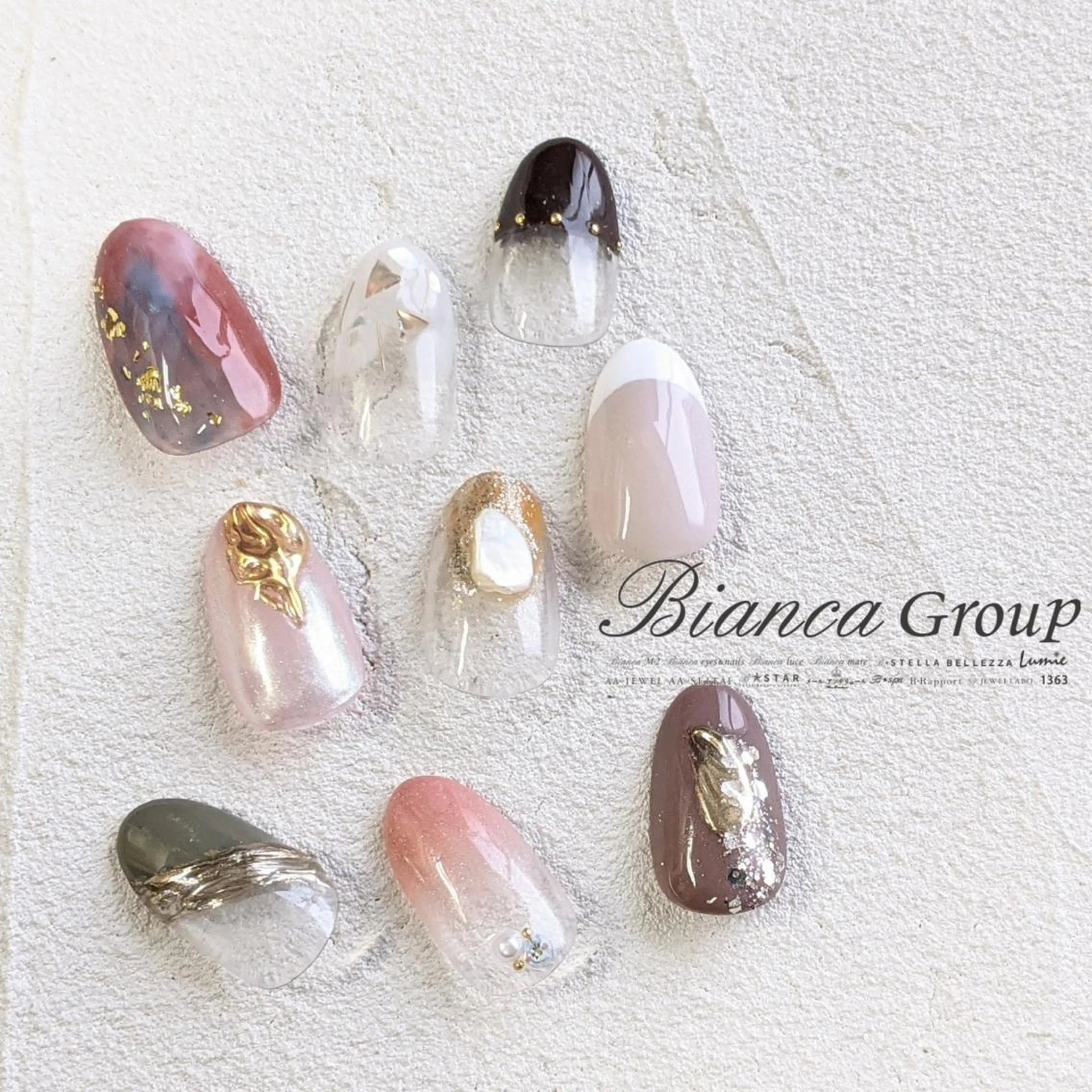 ネイル ハンドネイル ハンドケア BIANCA Ouchidaのネイルデザイン