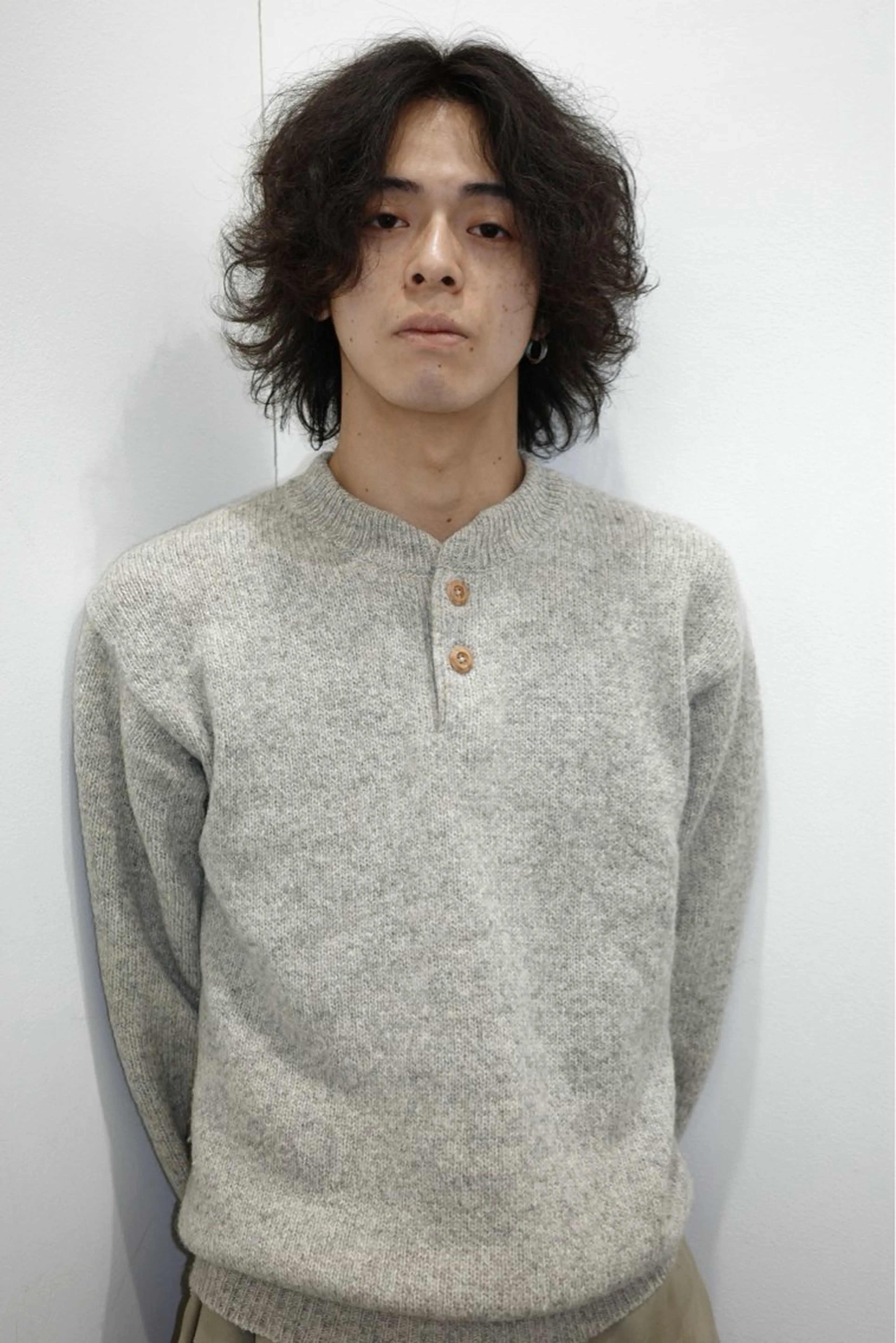 ミディアム パーマ メンズ カット パーマ Daiki 【メンズ美容師】のヘアスタイル