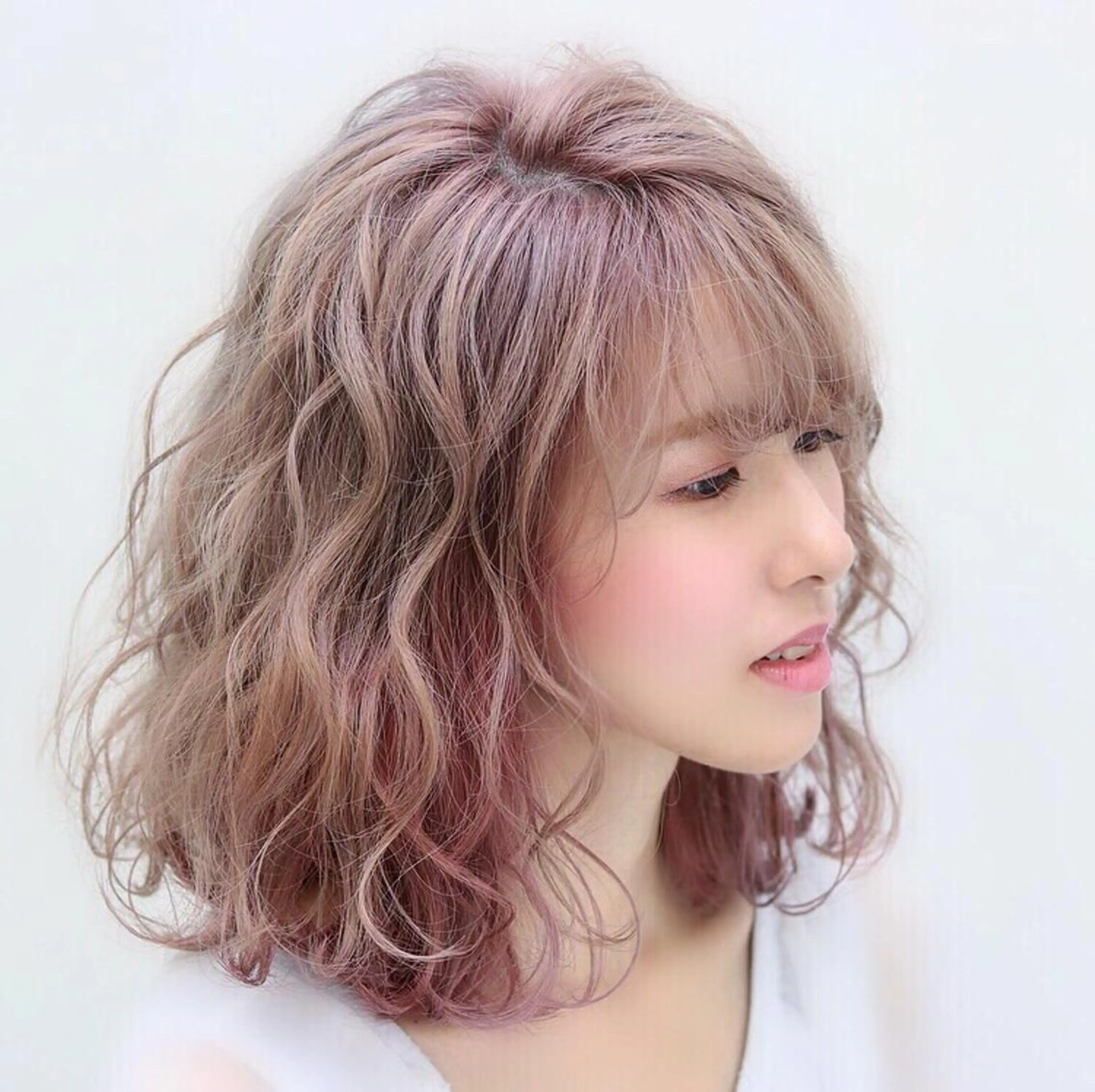 ロング カラー 西村 文豪のヘアスタイル