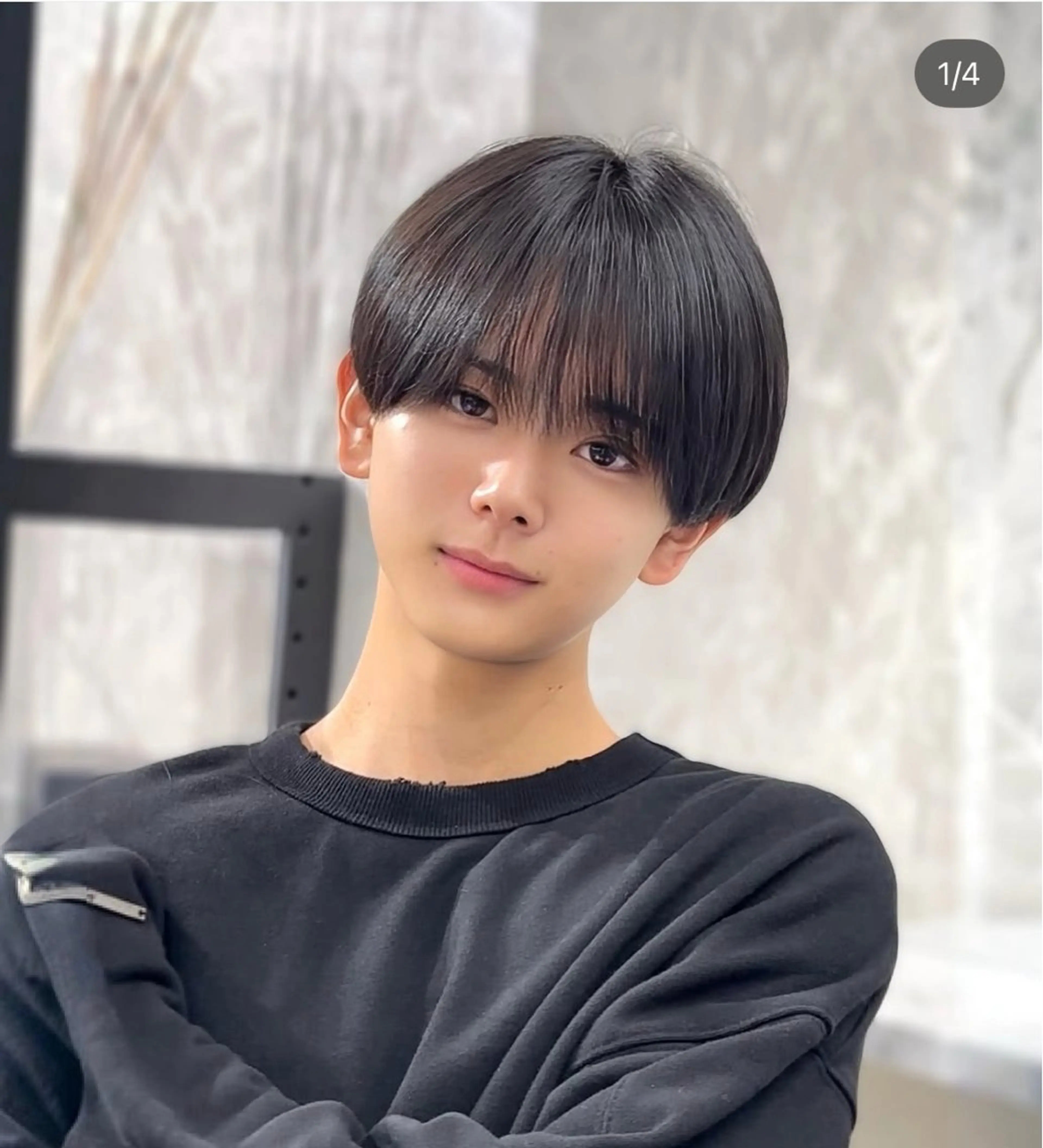 ミディアム カット メンズ美容師鎌田 丞のヘアスタイル