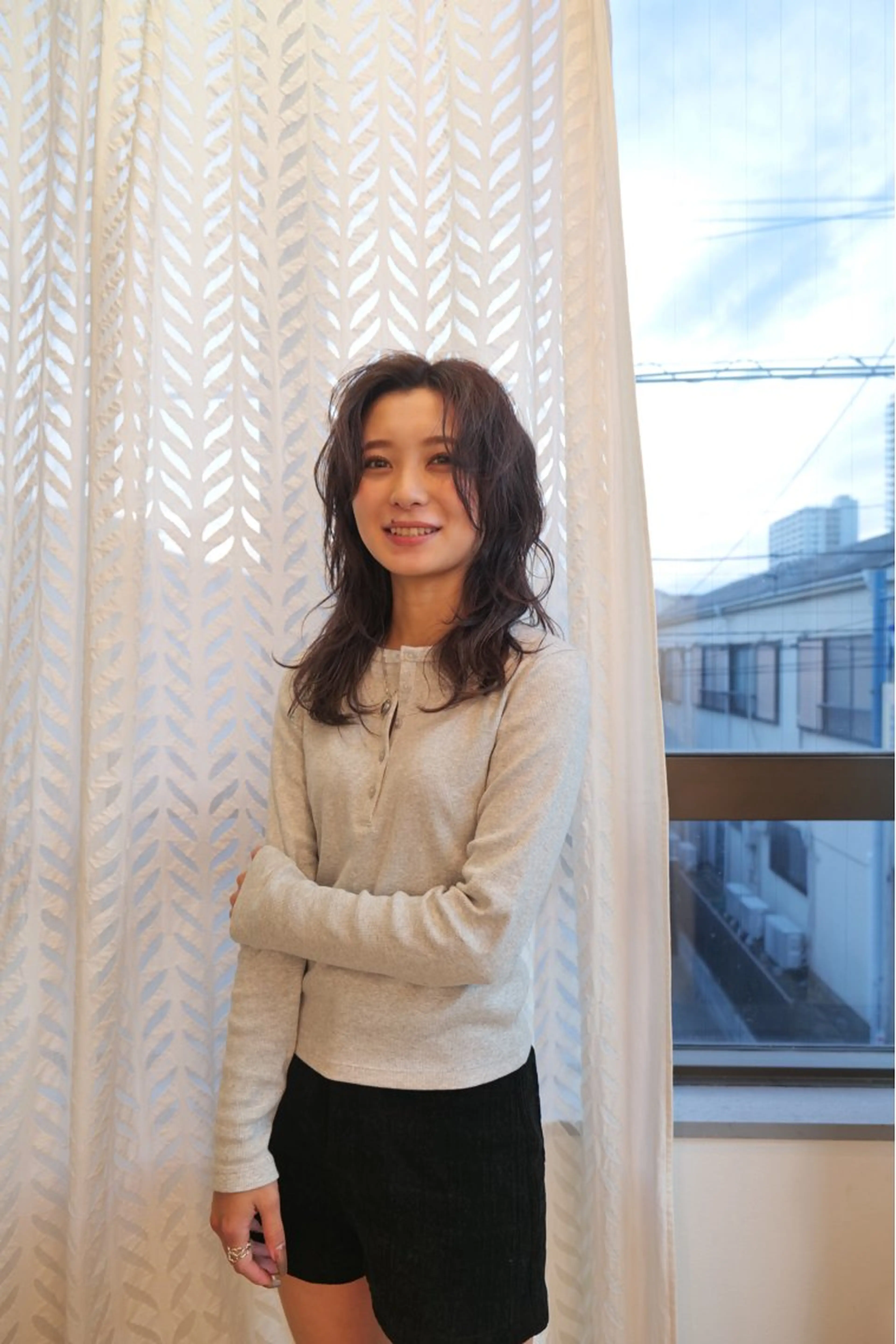 ミディアム パーマ パーマ特化/藤沢 /湘南/HYOのヘアスタイル