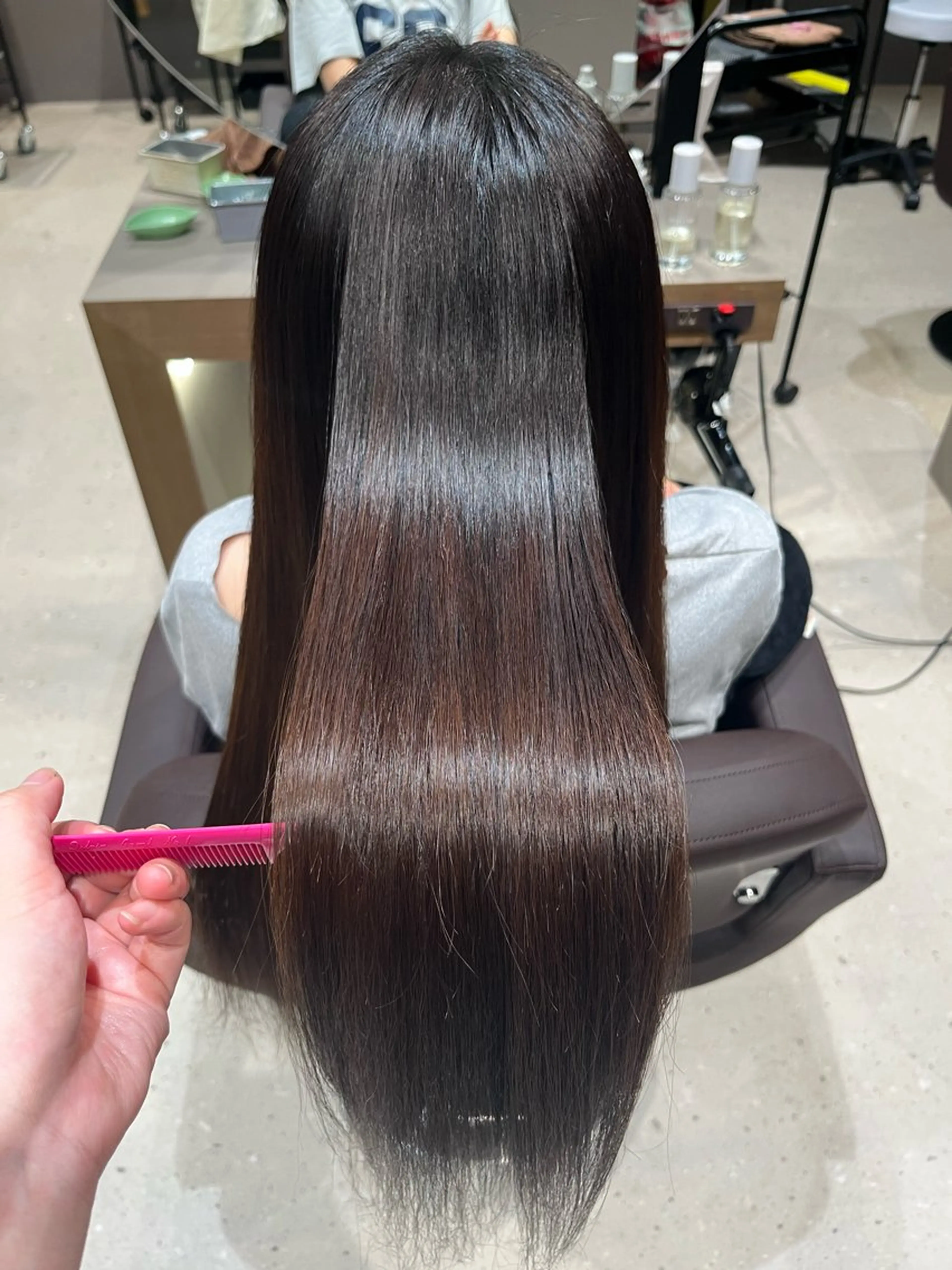 縮毛矯正+3⃣stepトリートメント🎀🌙の写真