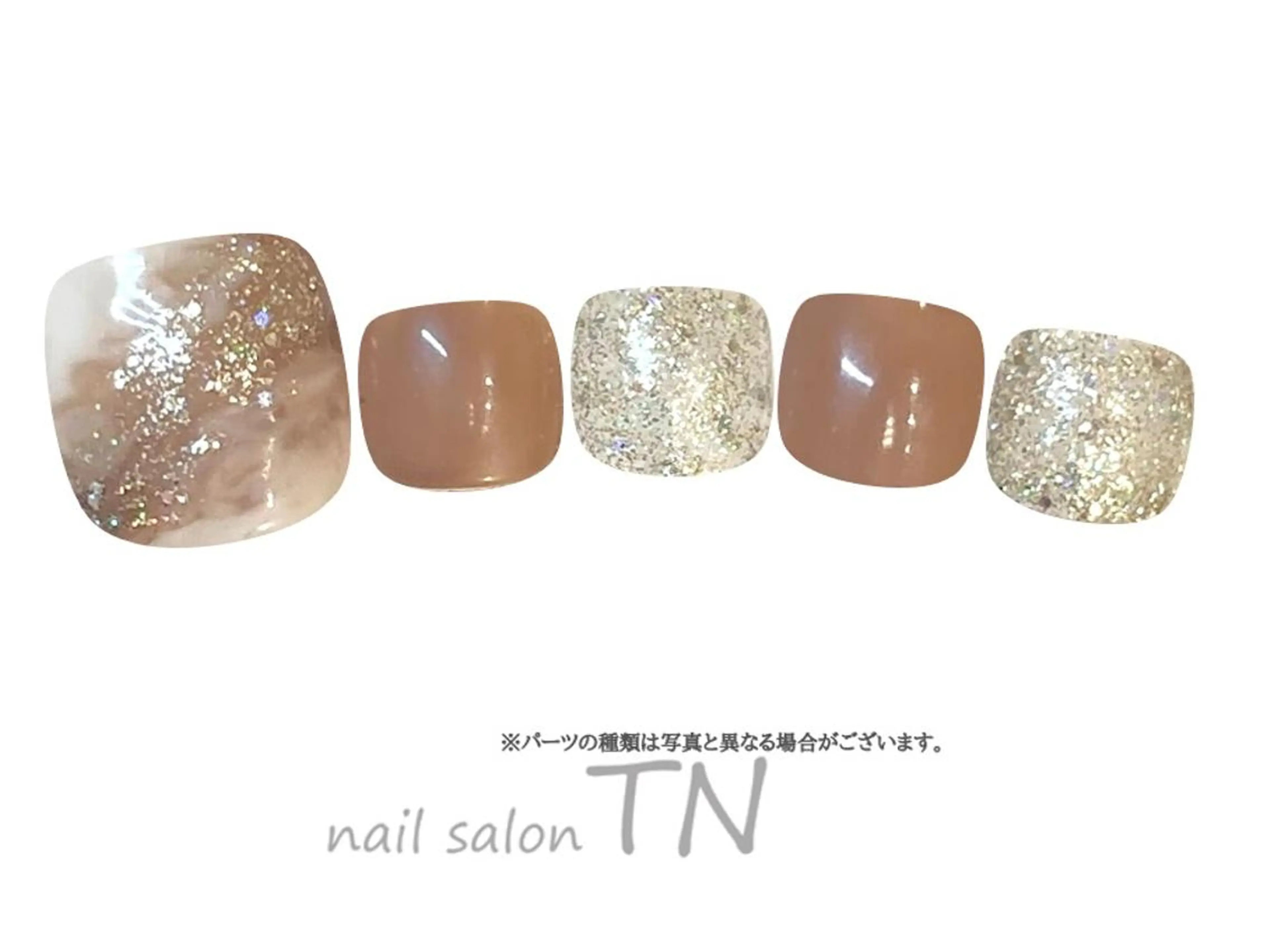 ネイル フットネイル 中島 実穂のネイルデザイン