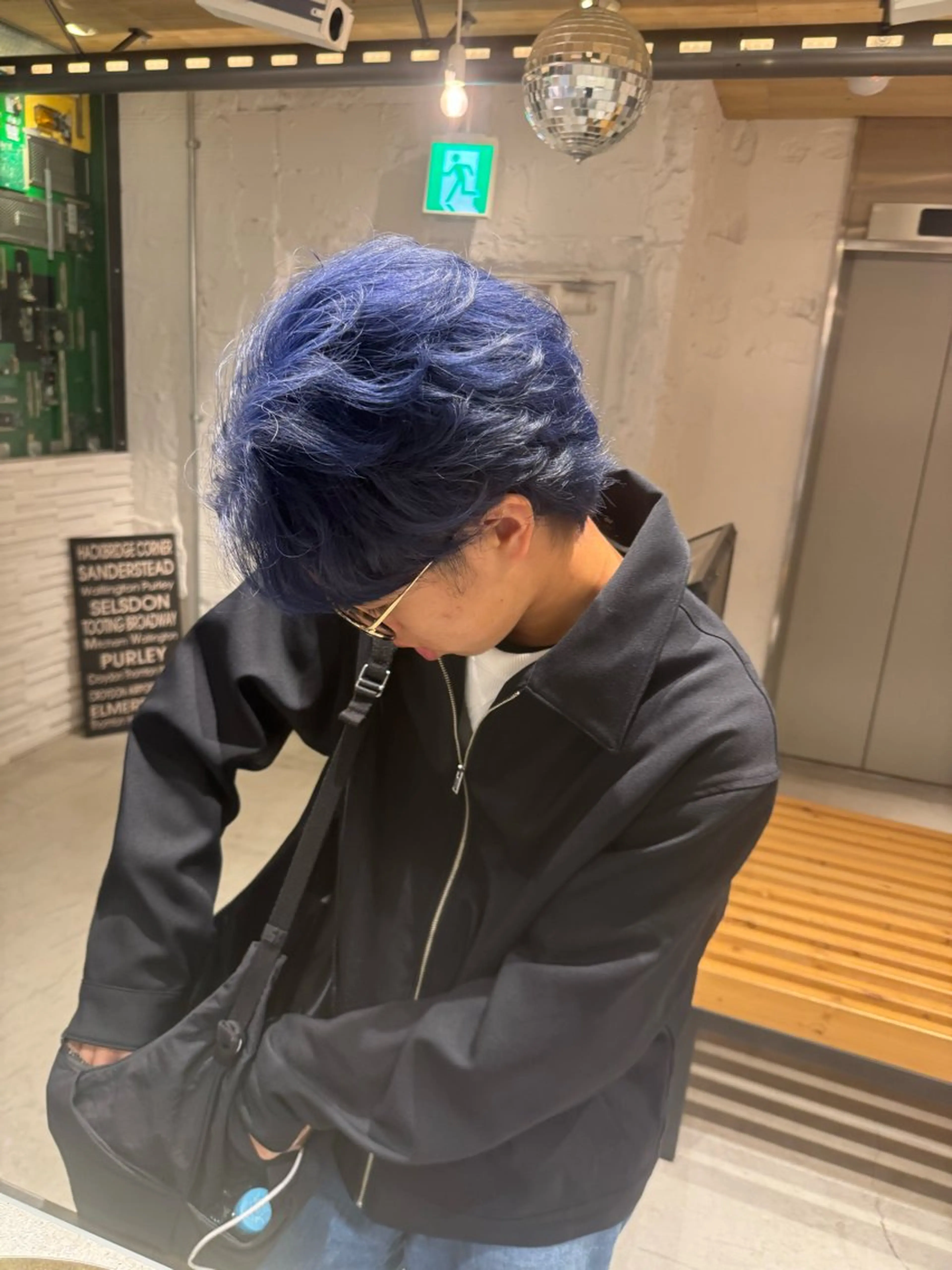 メンズ ヘアカラー LUNTY NAMBA所属・🌶推しカラー RINA🌶´-のヘアスタイル