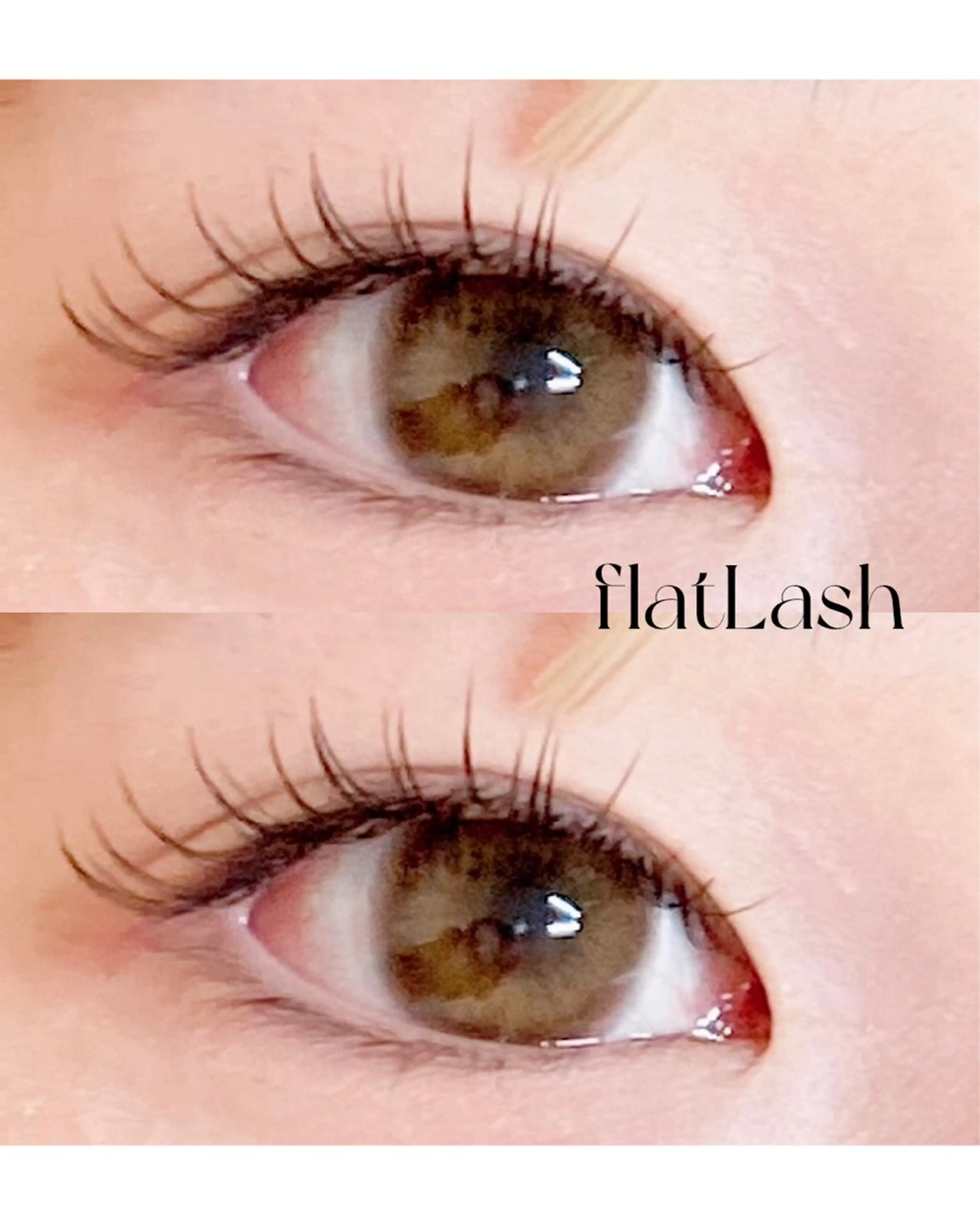 マツエク・マツパ フラットラッシュ ～petiteCoco～eye&eyebrowStudio所属・petiteCoco /長野 麗衣奈のマツエク・マツパデザイン