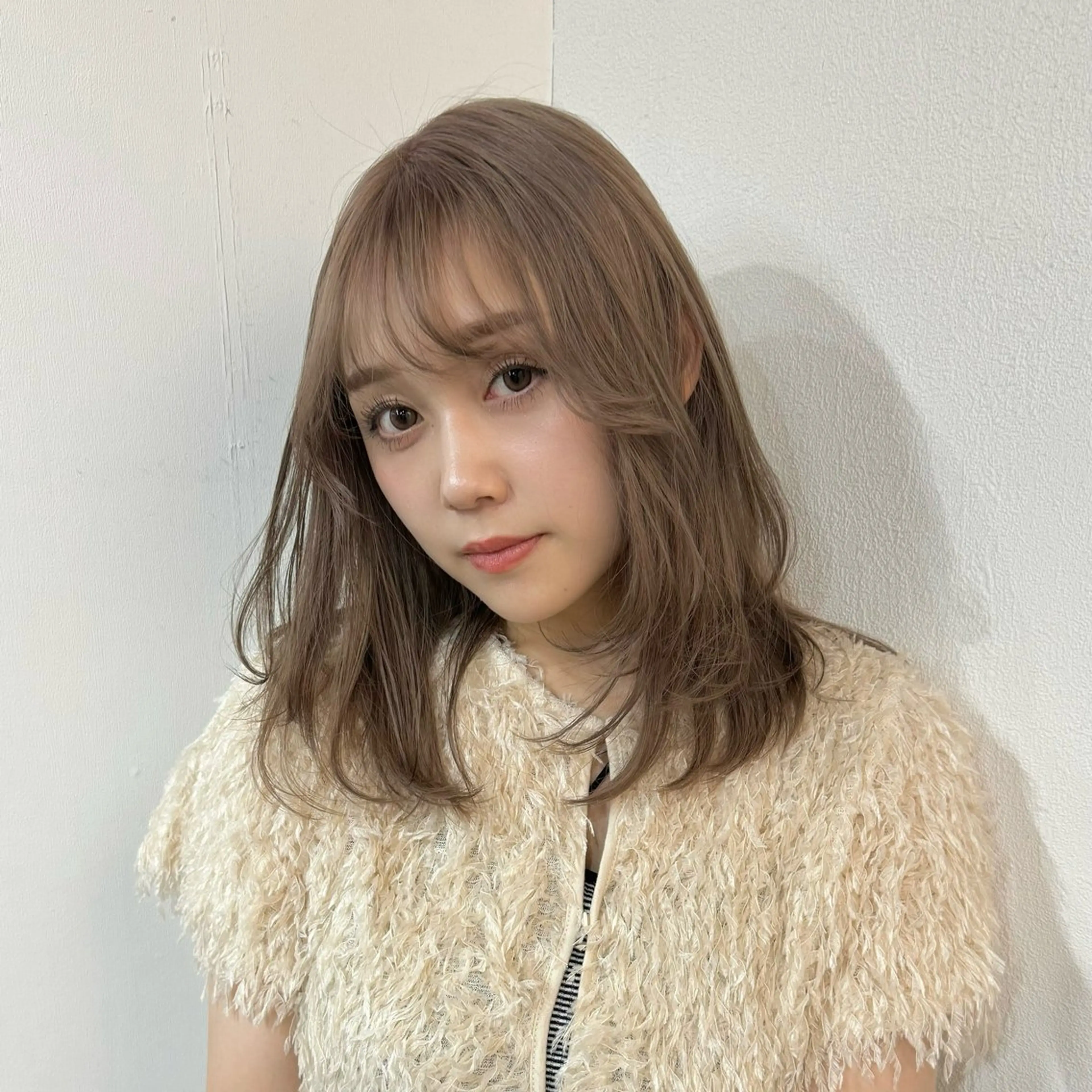 カラー ヘアカラー トリートメント 透明感ワンカラー梅田 ダブルカラー/川上のヘアスタイル