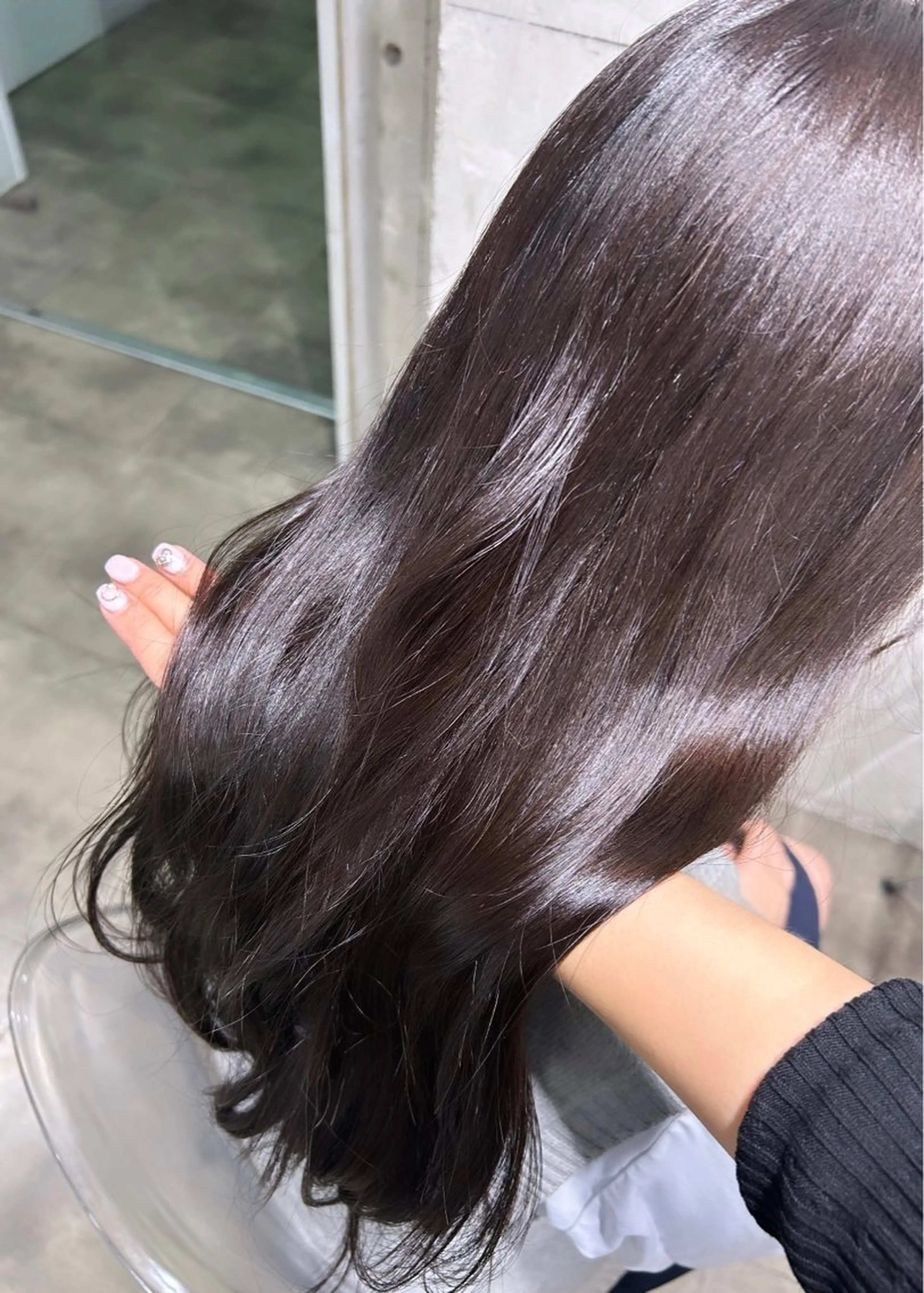 セミロング IS所属・横浜美容室/透明感 カラー/レイヤーのヘアスタイル