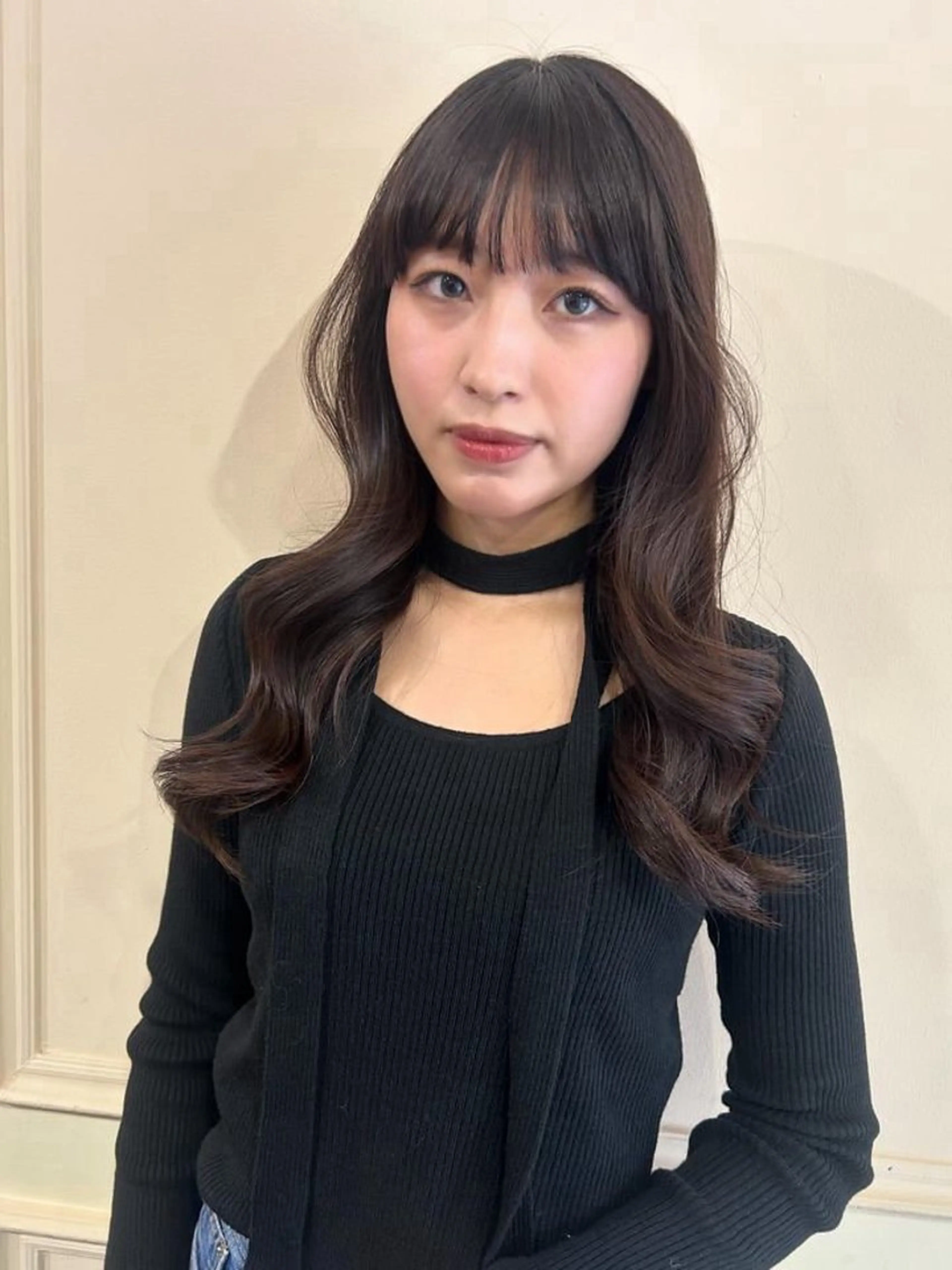 ロング カラー 韓国風ヘア 'AXISガスビル Rinのヘアスタイル